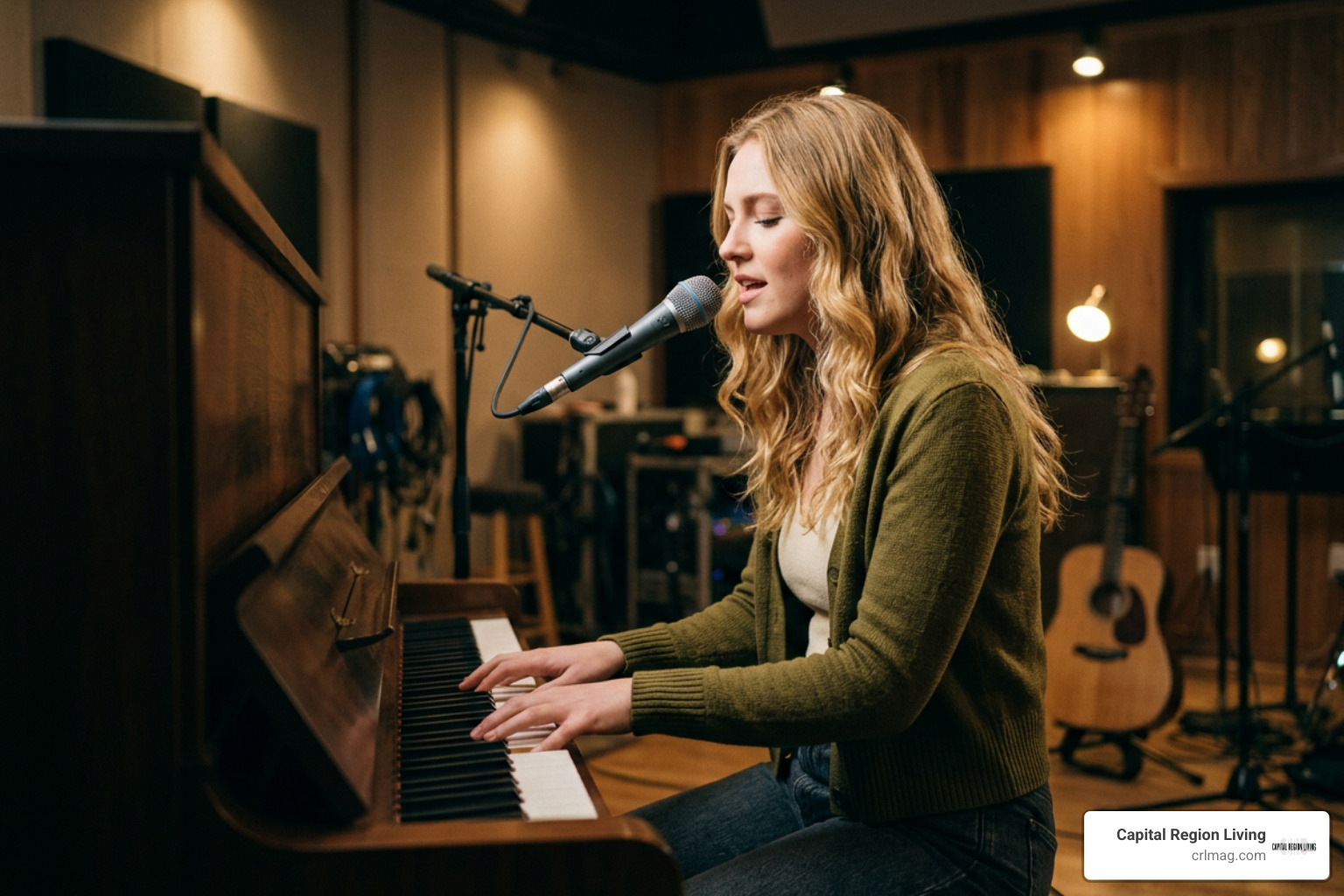 Ella Bright performing music