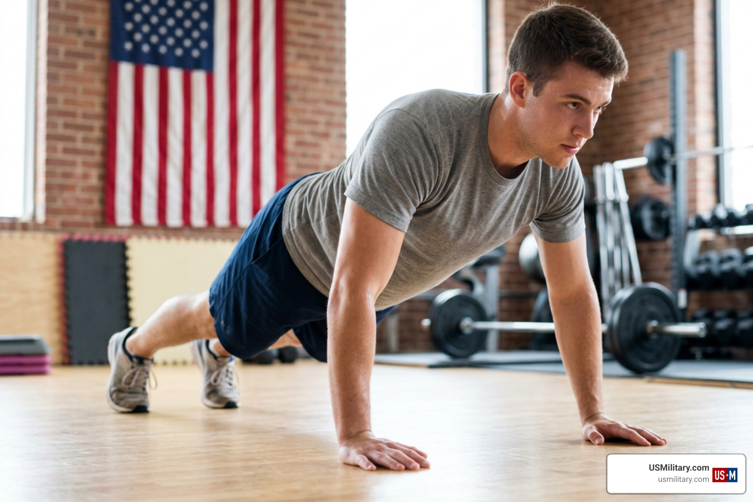 Candidate undergoing physical fitness testing Candidate undergoing physical fitness testing