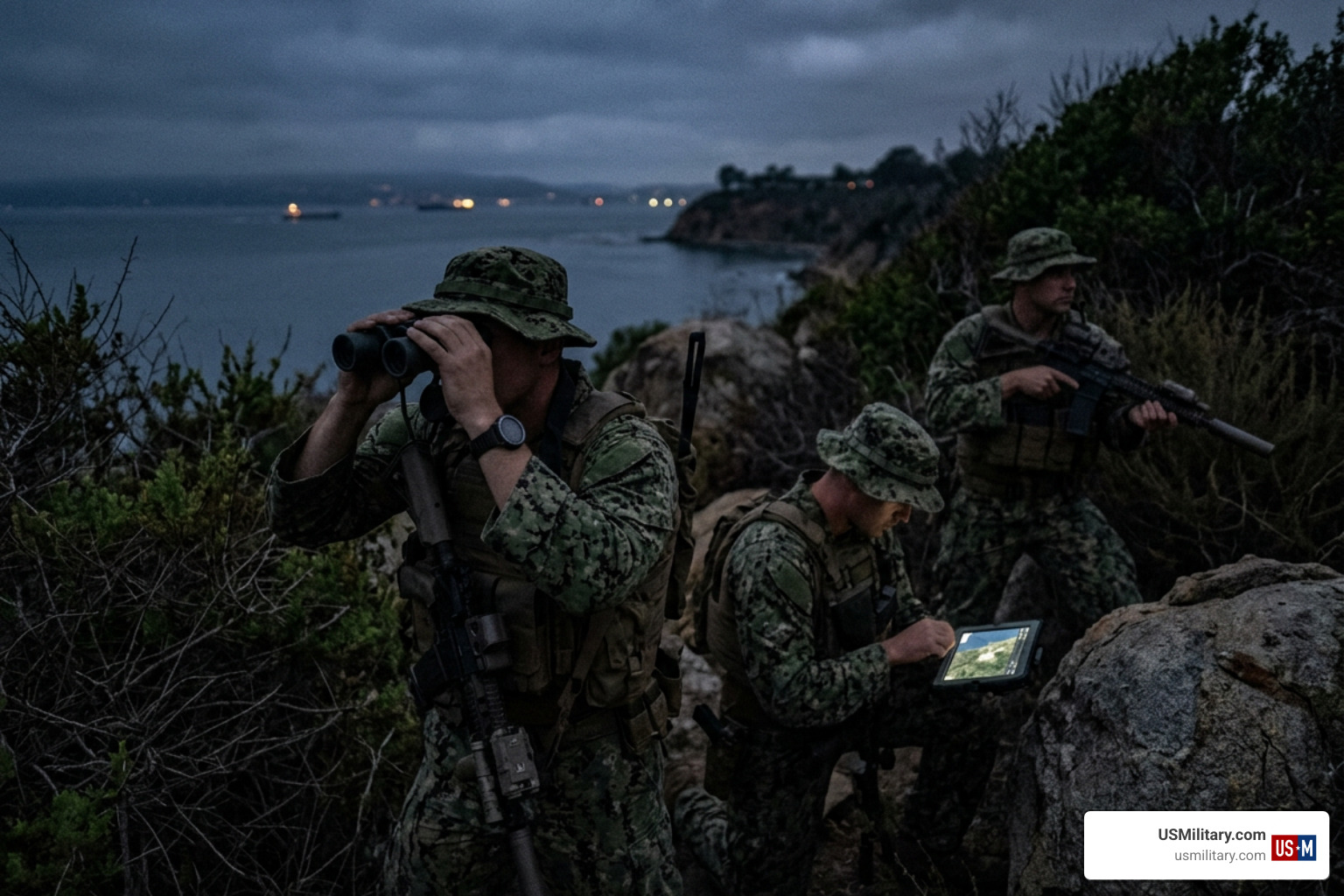 Navy SEAL Scout Team members Navy SEAL Scout Team members
