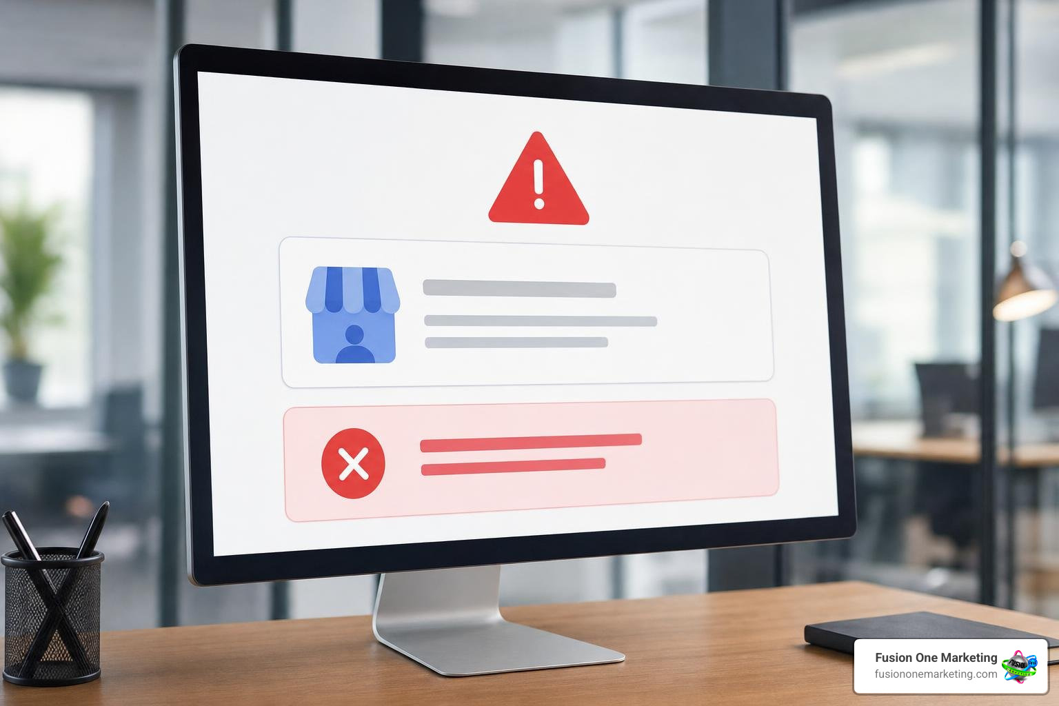 Google Business Profile suspension notification screen Google Business Profile suspension notification screen