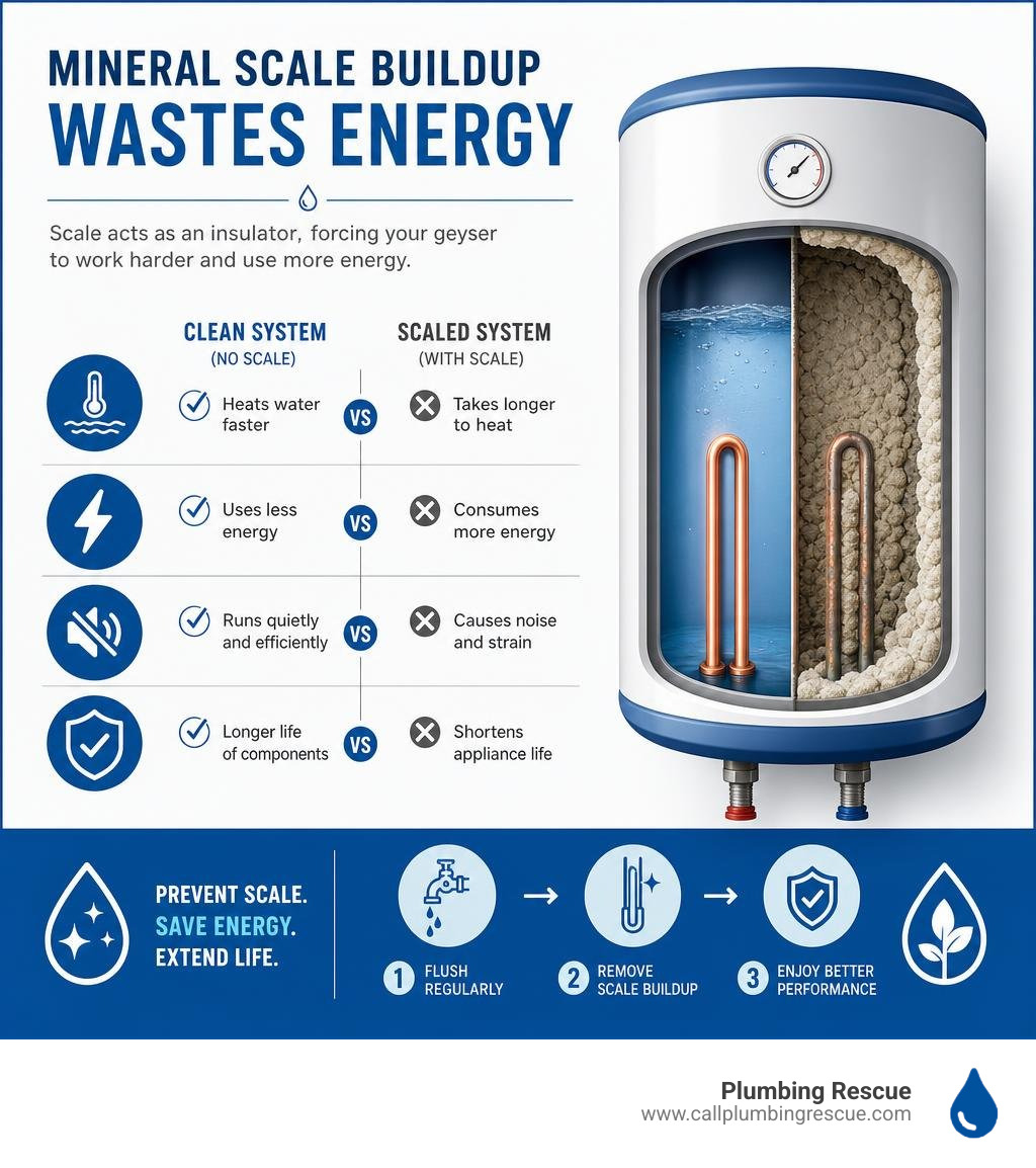 Infographic detailing energy efficiency loss due to mineral scale buildup infographic Infographic detailing energy efficiency loss due to mineral scale buildup infographic