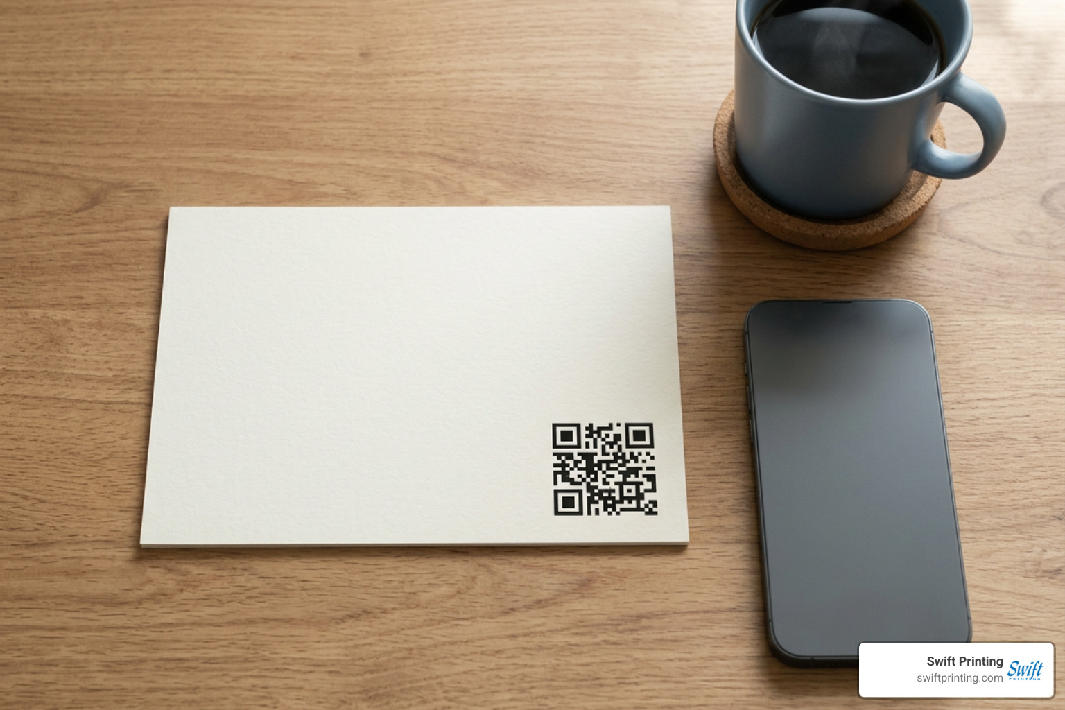 business cards with qr barcode