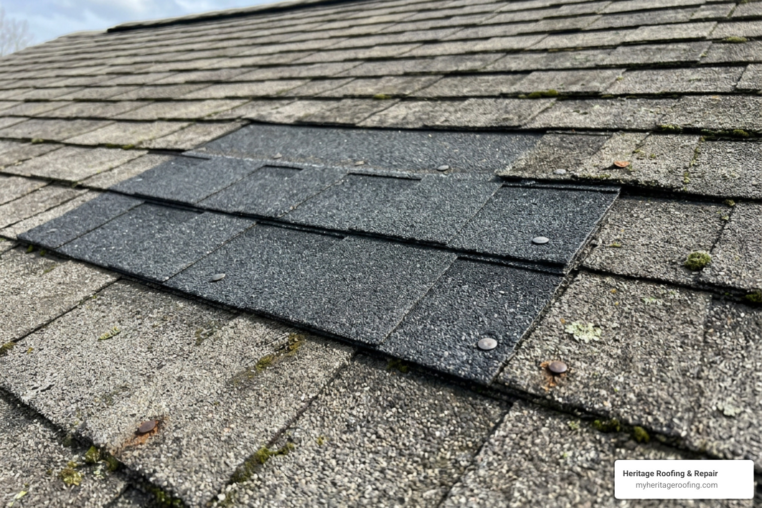 repaired shingle roof repaired shingle roof