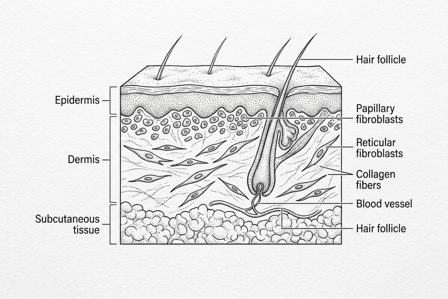 dermal cellular heterogeneity
