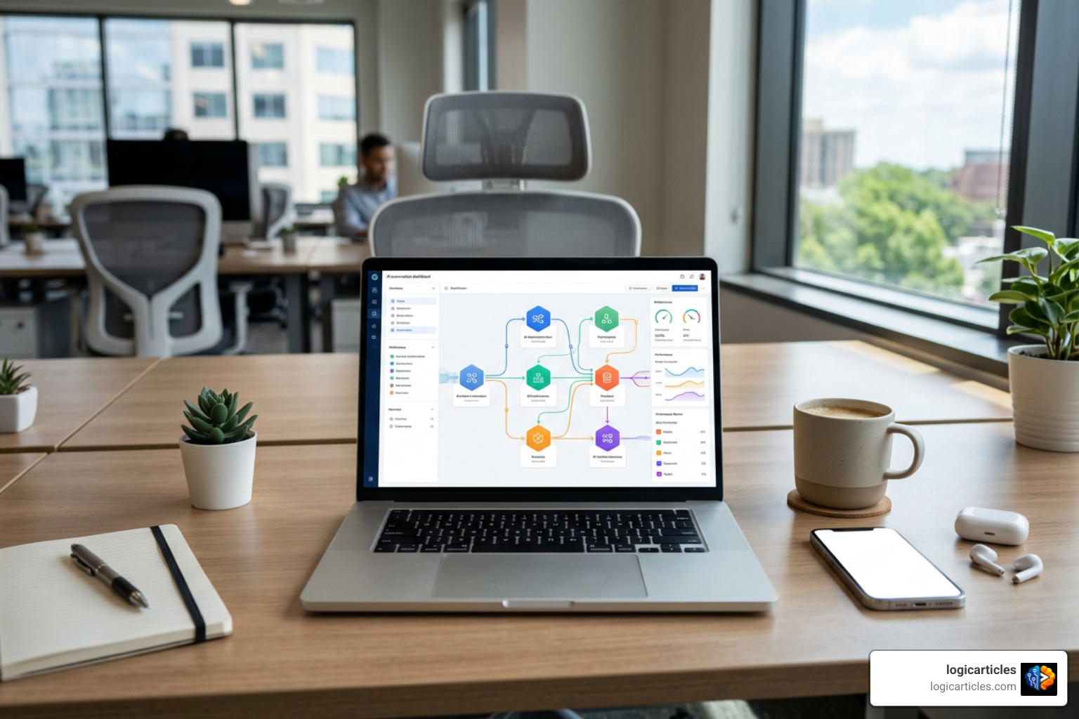 AI automation workflow dashboard
