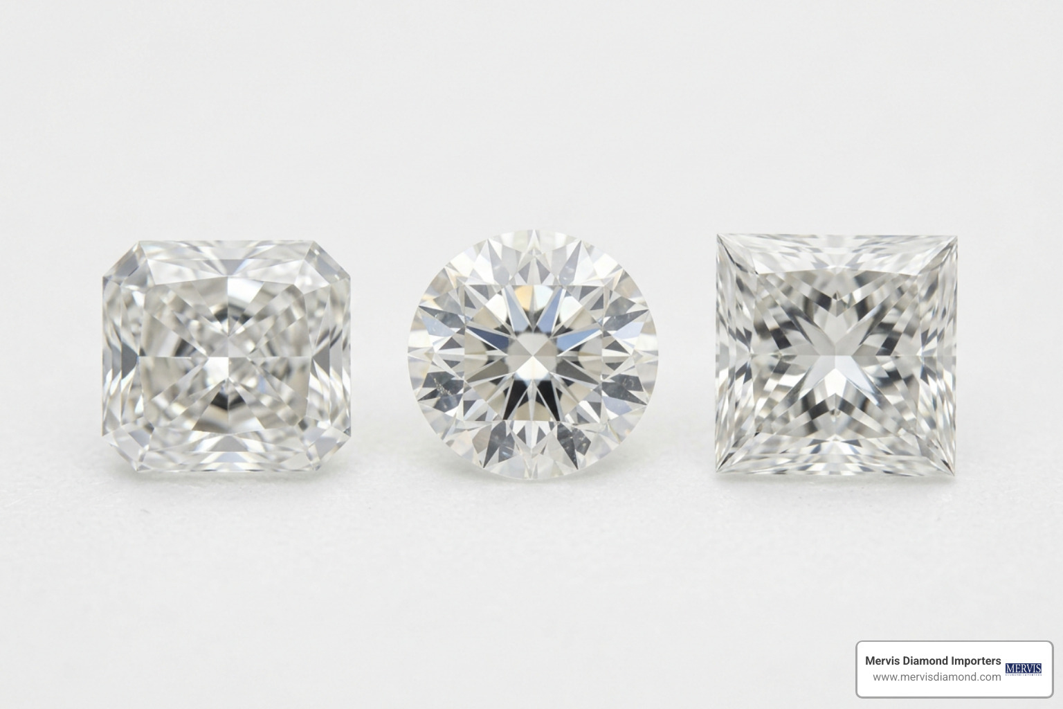 Radiant cut vs princess and round brilliant comparison Radiant cut vs princess and round brilliant comparison