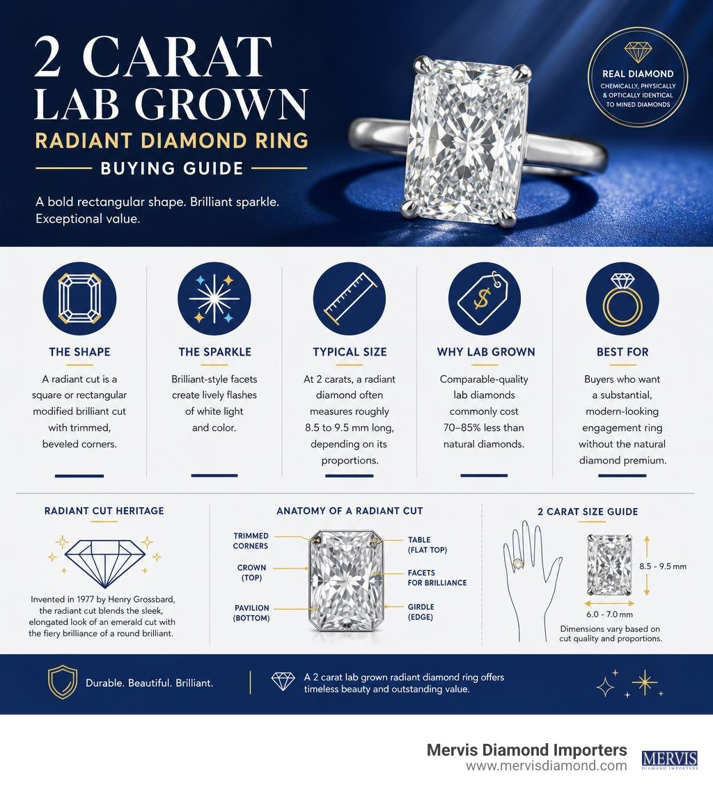 2 carat lab grown radiant diamond ring buying guide infographic infographic 2 carat lab grown radiant diamond ring buying guide infographic infographic