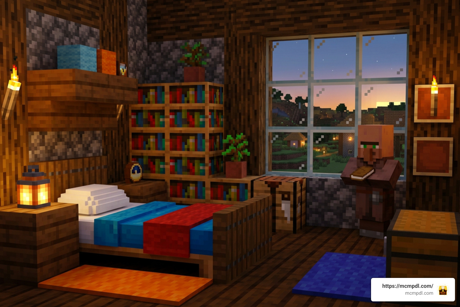 Furniture Life showcase with custom blocks and NPCs Furniture Life showcase with custom blocks and NPCs