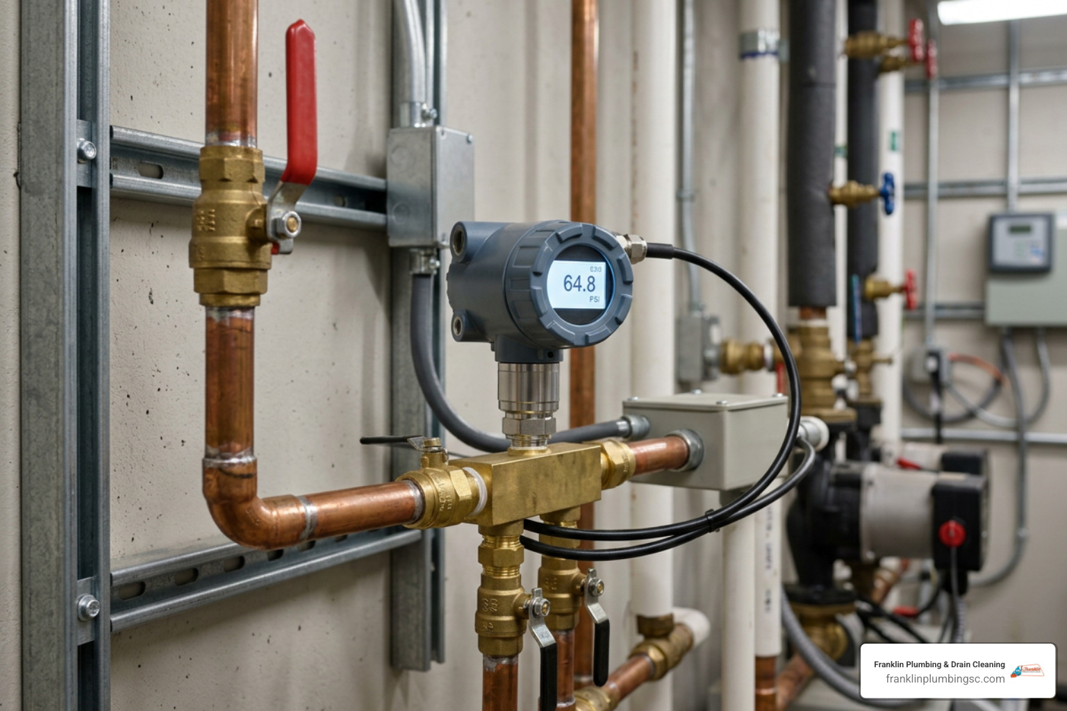 automated smart pressure sensor setup on pipe network