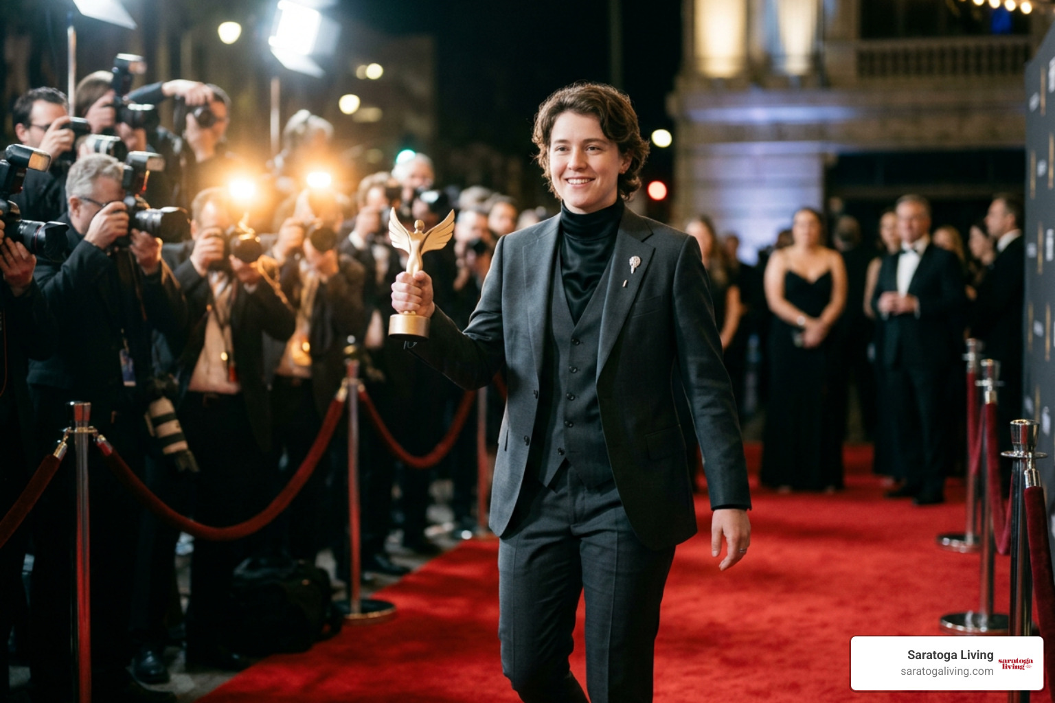 Jack Haven attending a film awards ceremony