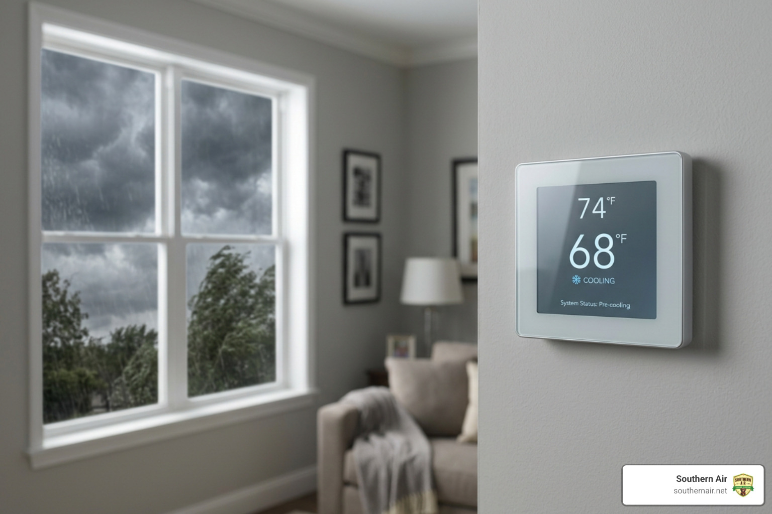 home thermostat pre-cooling interior space home thermostat pre-cooling interior space