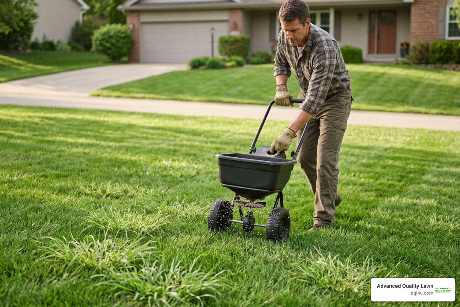 family playing on safe dry lawn