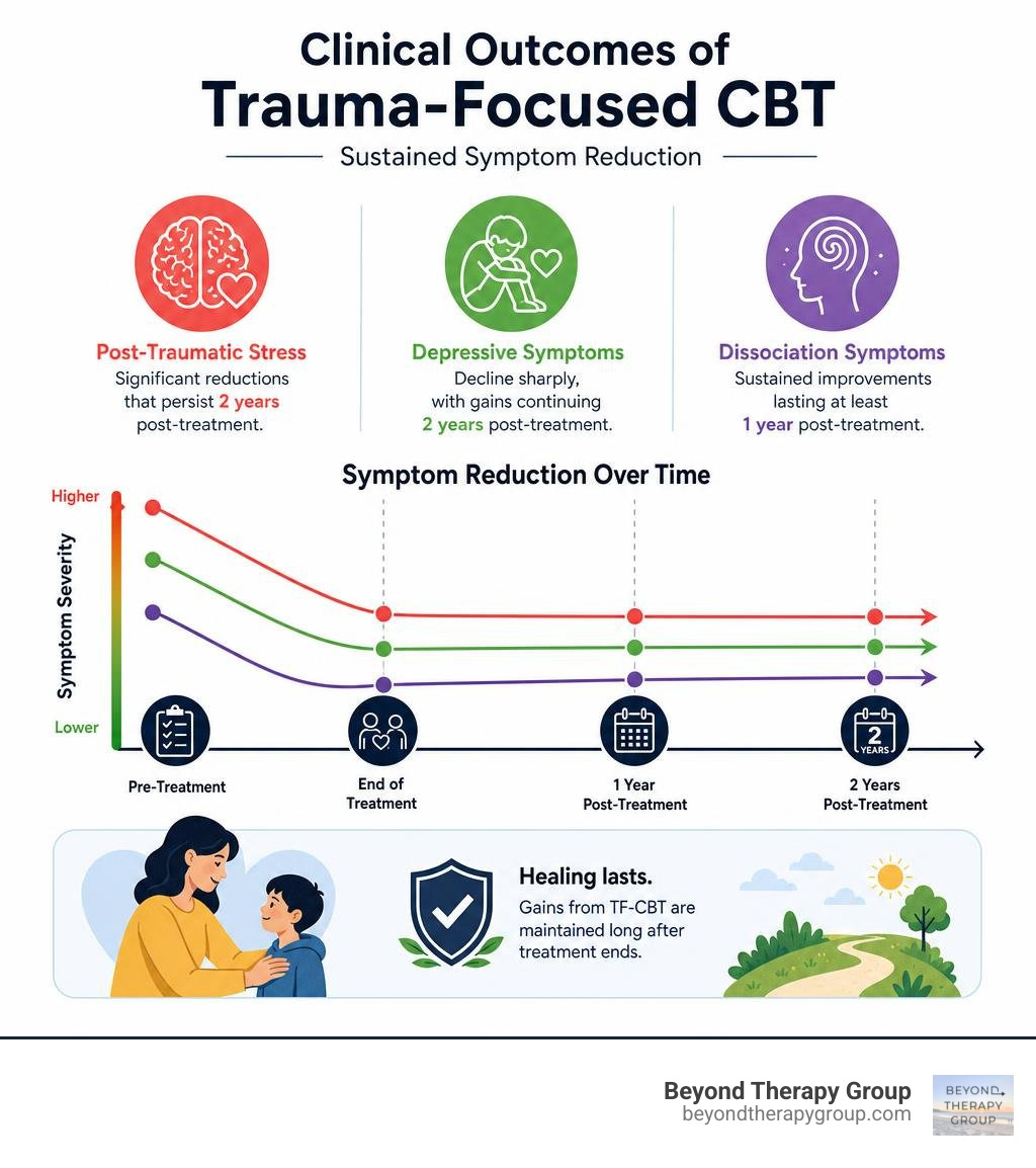 Infographic displaying clinical outcomes and symptom reduction timeline infographic Infographic displaying clinical outcomes and symptom reduction timeline infographic