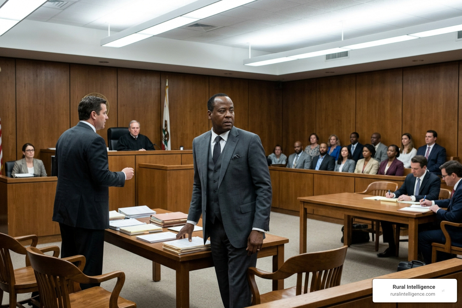 Courtroom scene during the prosecution of Dr Conrad Murray Courtroom scene during the prosecution of Dr Conrad Murray
