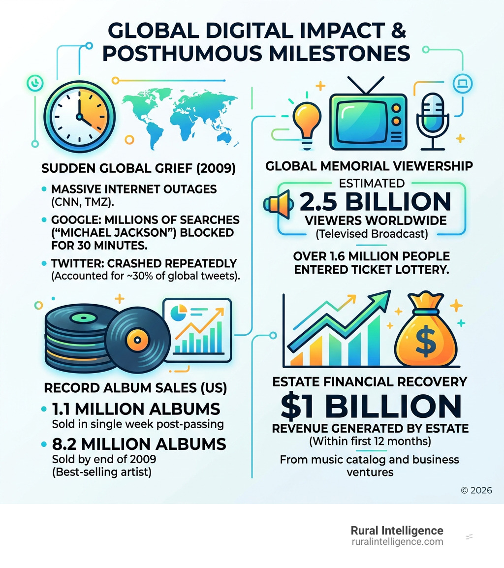 Global digital impact and record sales milestones infographic Global digital impact and record sales milestones infographic