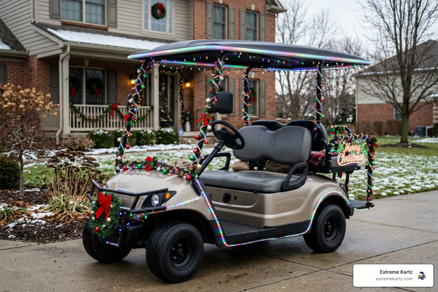 12V DC LED light strips and string lights for golf cart holiday setup 12V DC LED light strips and string lights for golf cart holiday setup