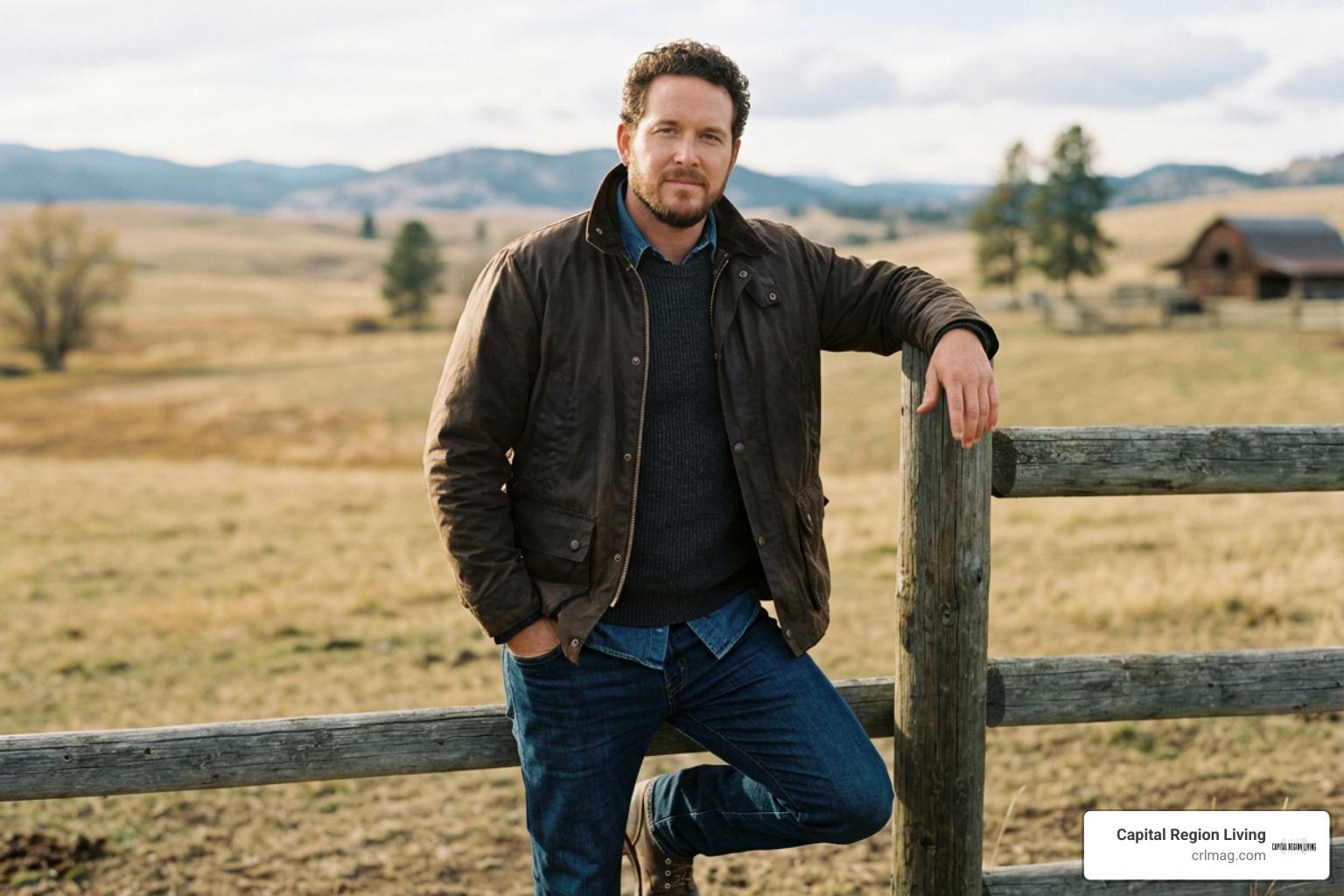 Cole Hauser speaking at a military charity event supporting veterans and their families Cole Hauser speaking at a military charity event supporting veterans and their families