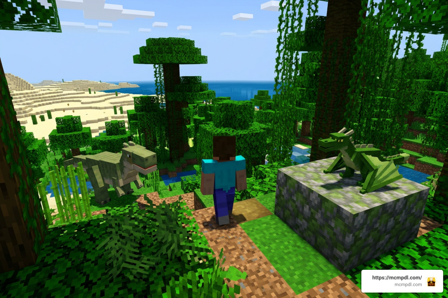 200 Mobs World Minecraft Bedrock gameplay
