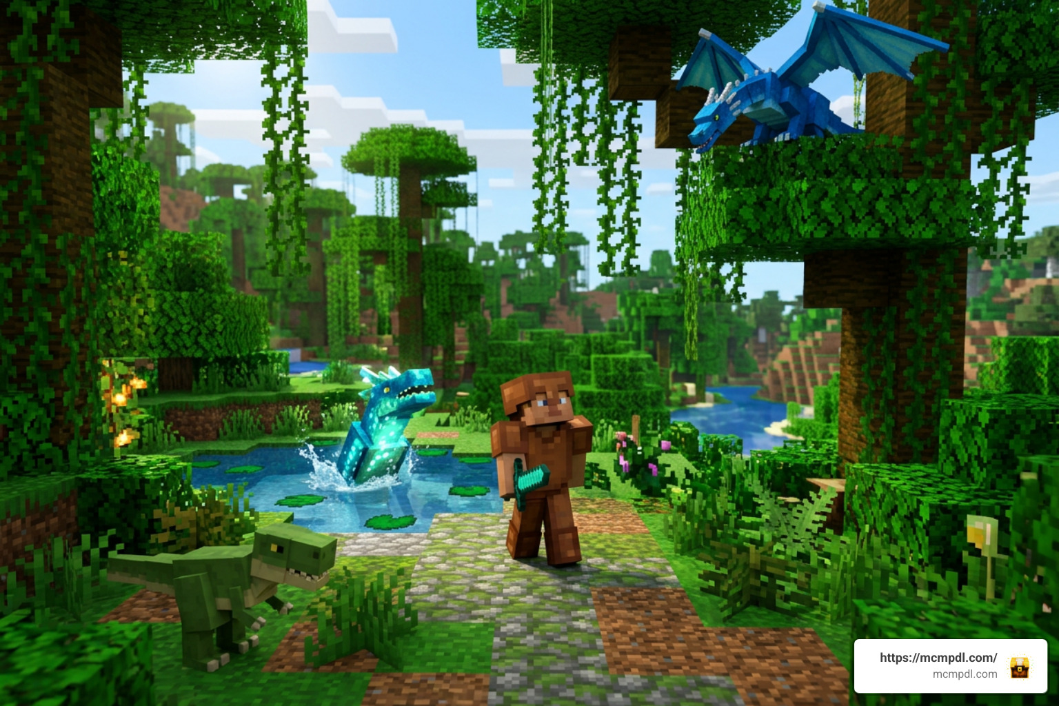 Custom mobs in Minecraft PE Bedrock world