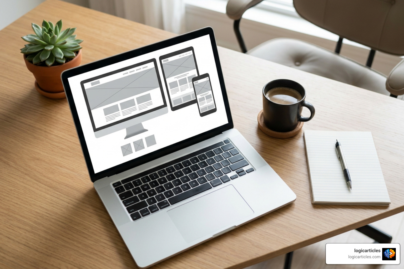 Responsive website layout previews for AI website generation Responsive website layout previews for AI website generation