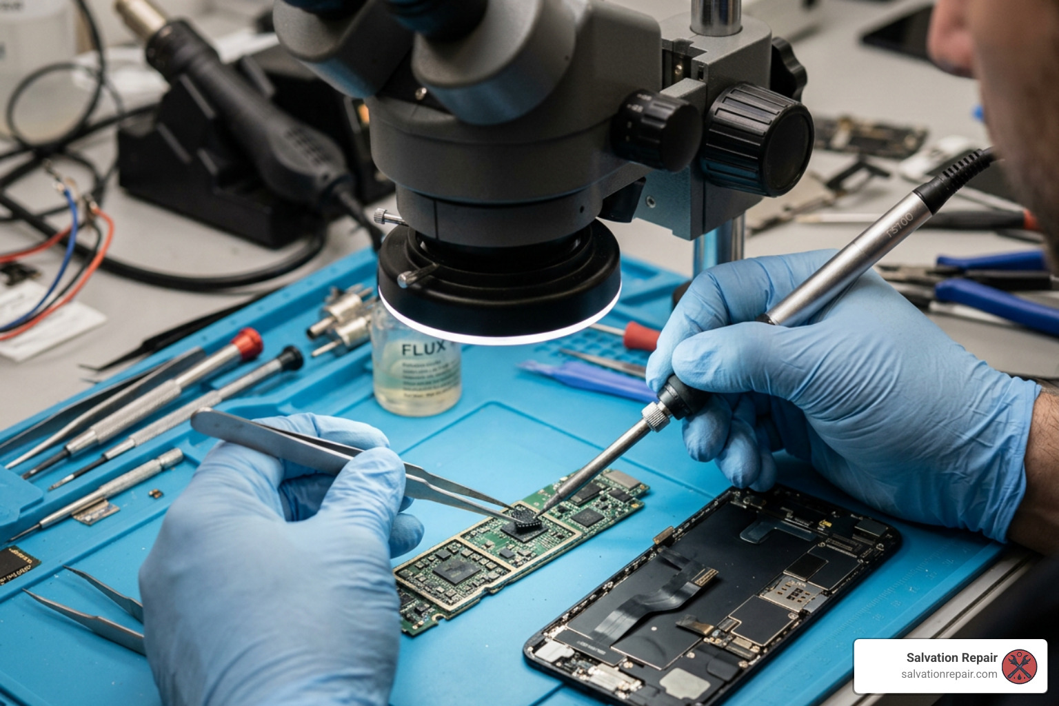 Micro-soldering display Touch IC chip transfer Micro-soldering display Touch IC chip transfer