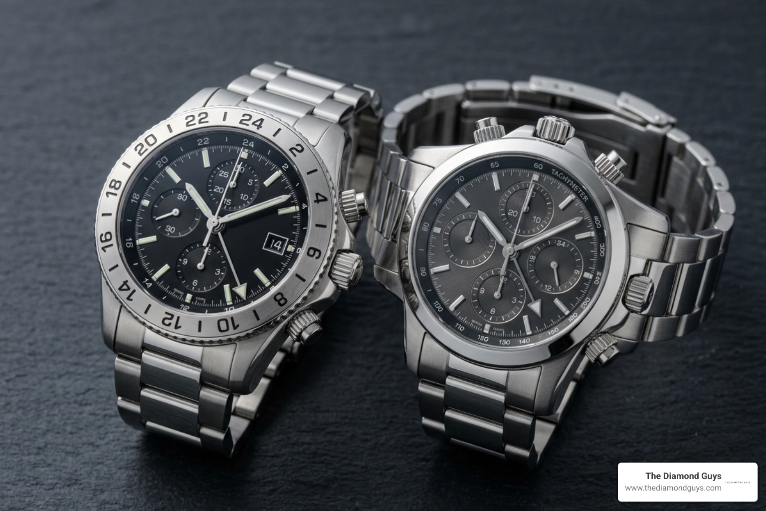 luxury dual-time sports chronographs