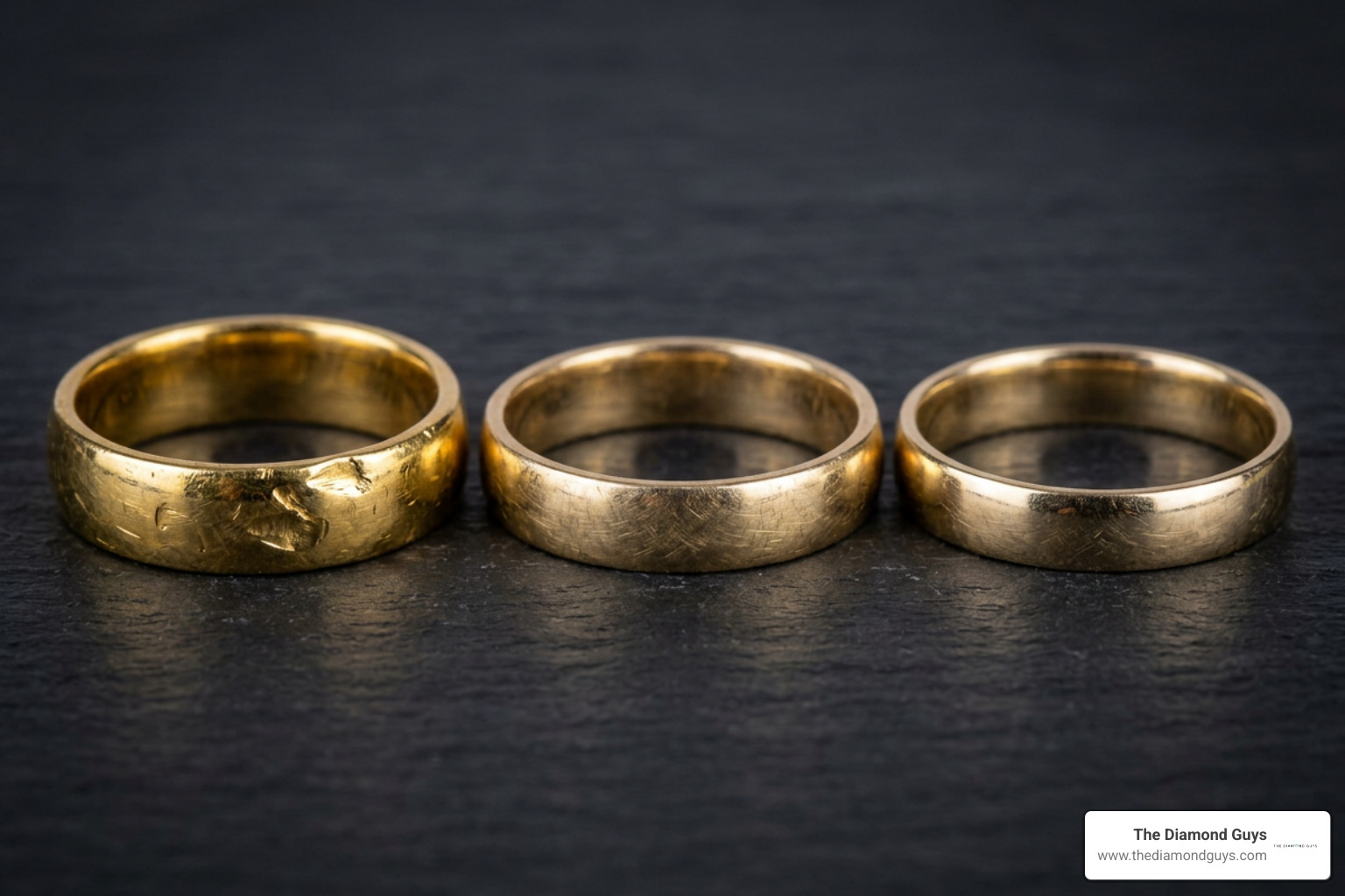 Surface wear and scratch resistance across gold karats