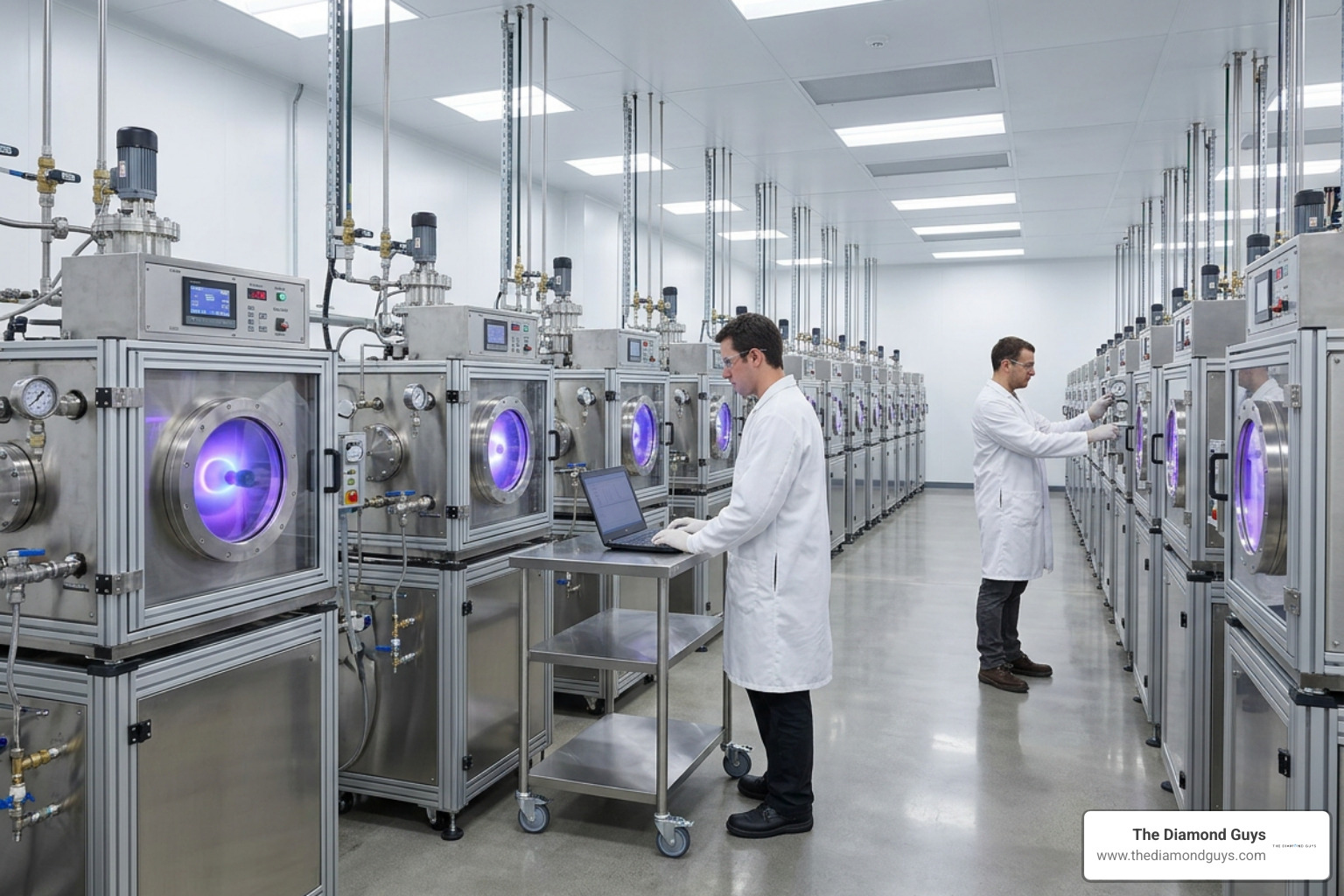 energy-efficient diamond growing laboratory