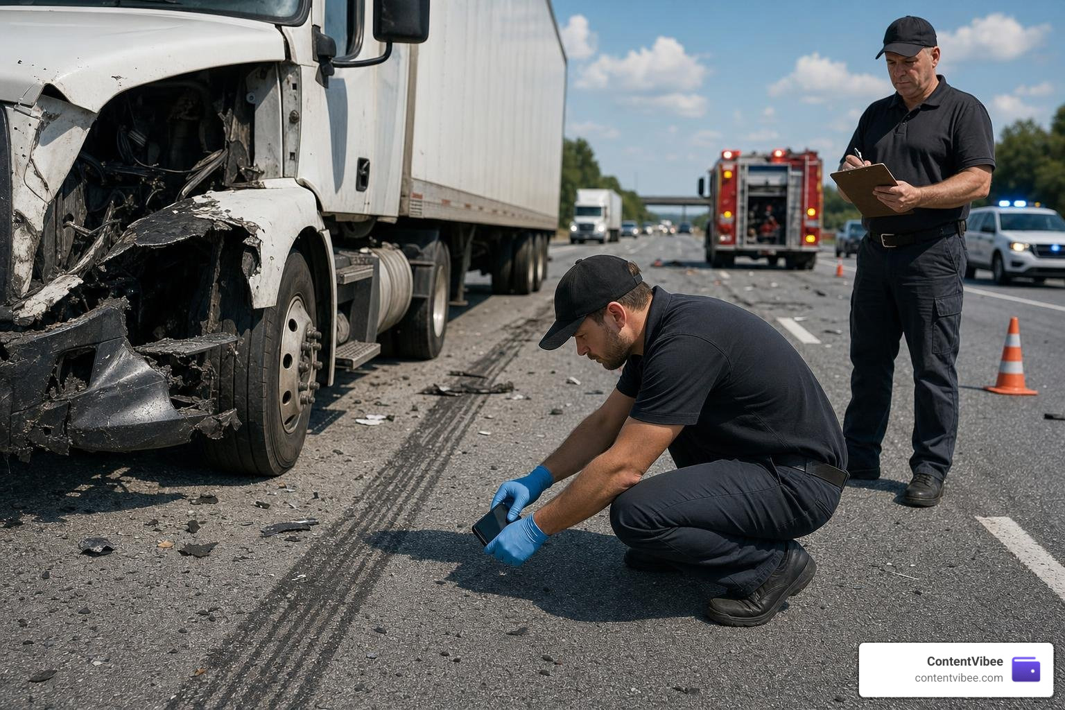 Post-accident evidence documentation and claim preservation