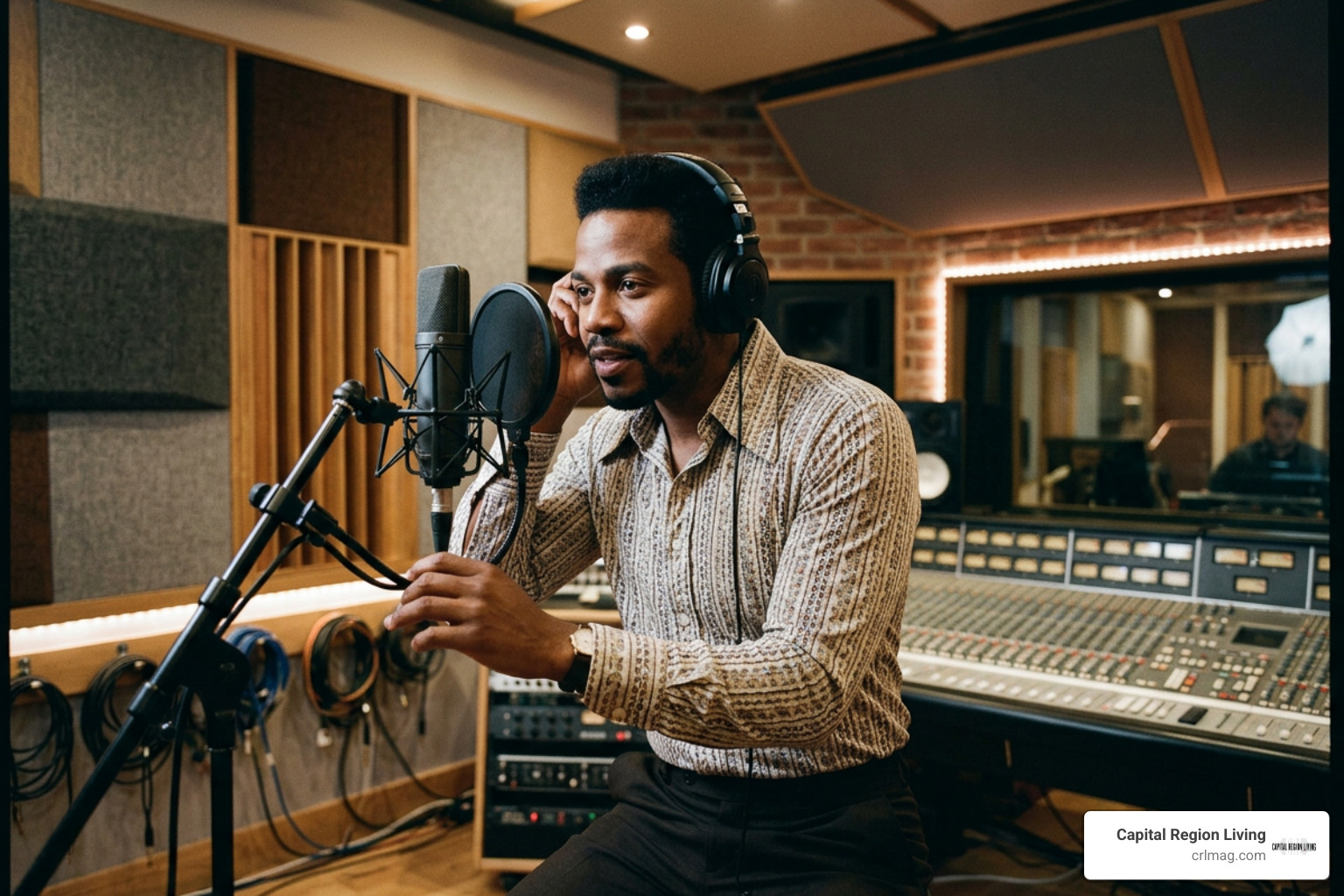 Jackie Jackson in the studio