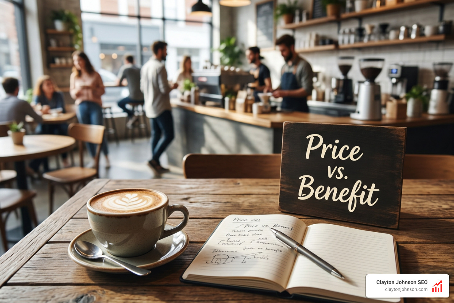 Price versus perceived benefit positioning grid