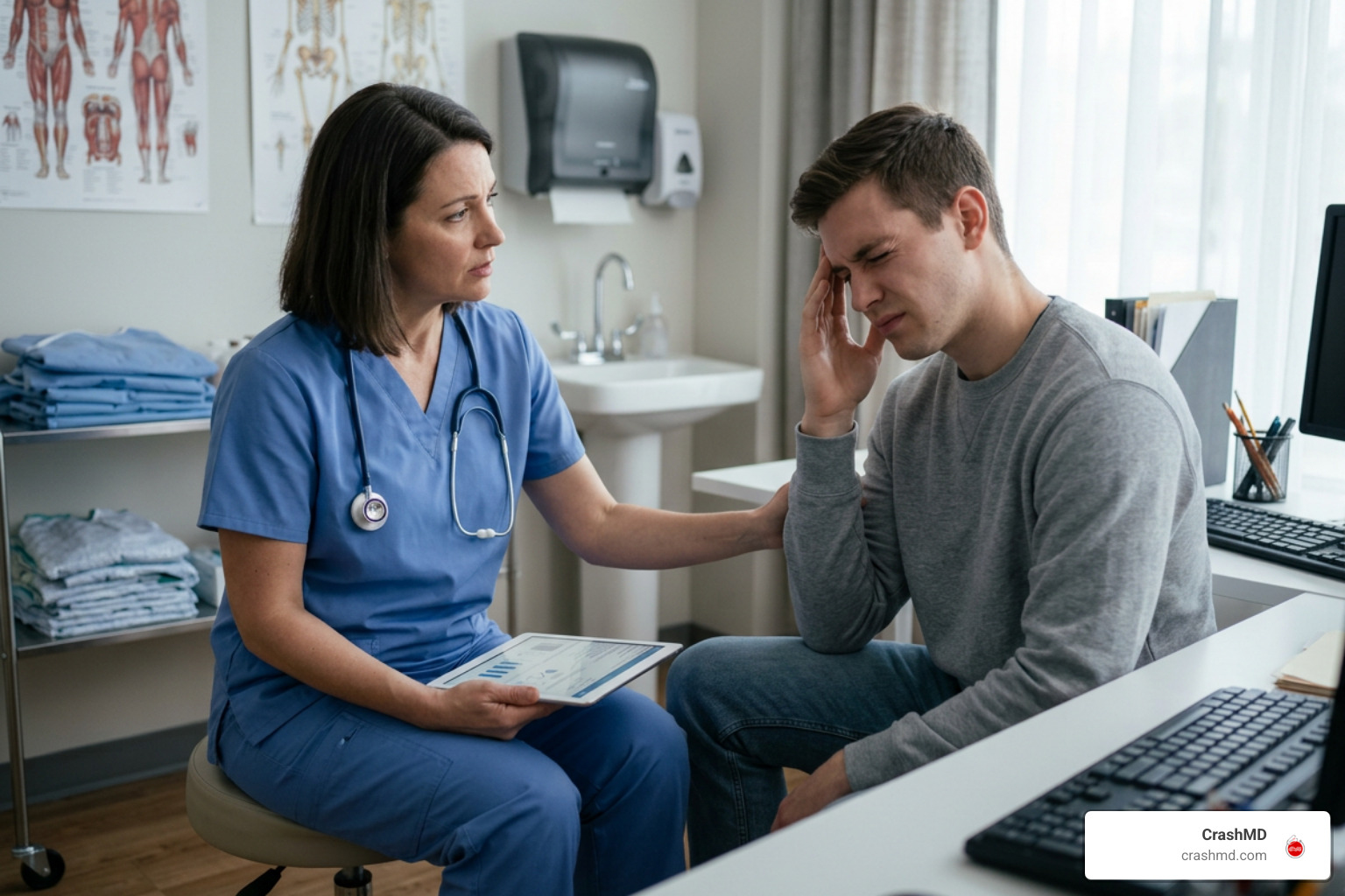 Clinical assessment of somatic, cognitive, emotional, and sleep concussion symptoms Clinical assessment of somatic, cognitive, emotional, and sleep concussion symptoms