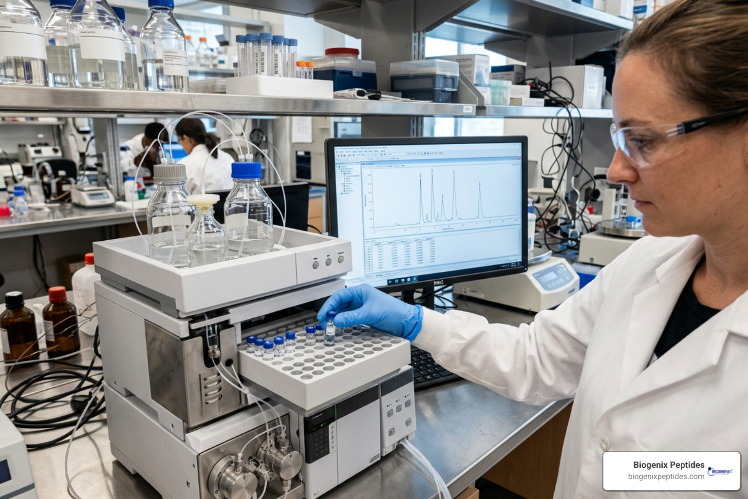 Laboratory chromatography purity testing Laboratory chromatography purity testing