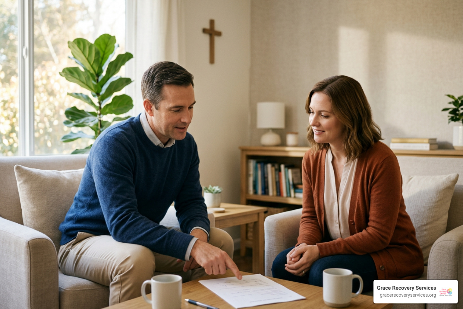 counselor guiding a client through an individualized recovery plan counselor guiding a client through an individualized recovery plan