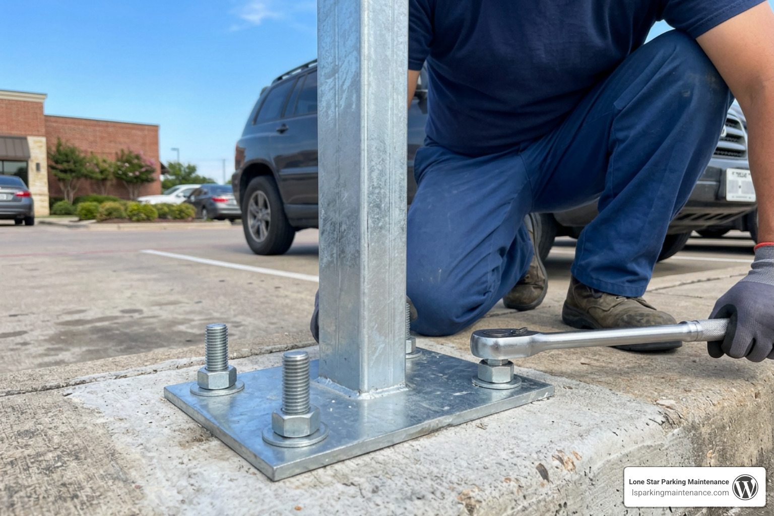 surface mount base installation on concrete and asphalt surface mount base installation on concrete and asphalt