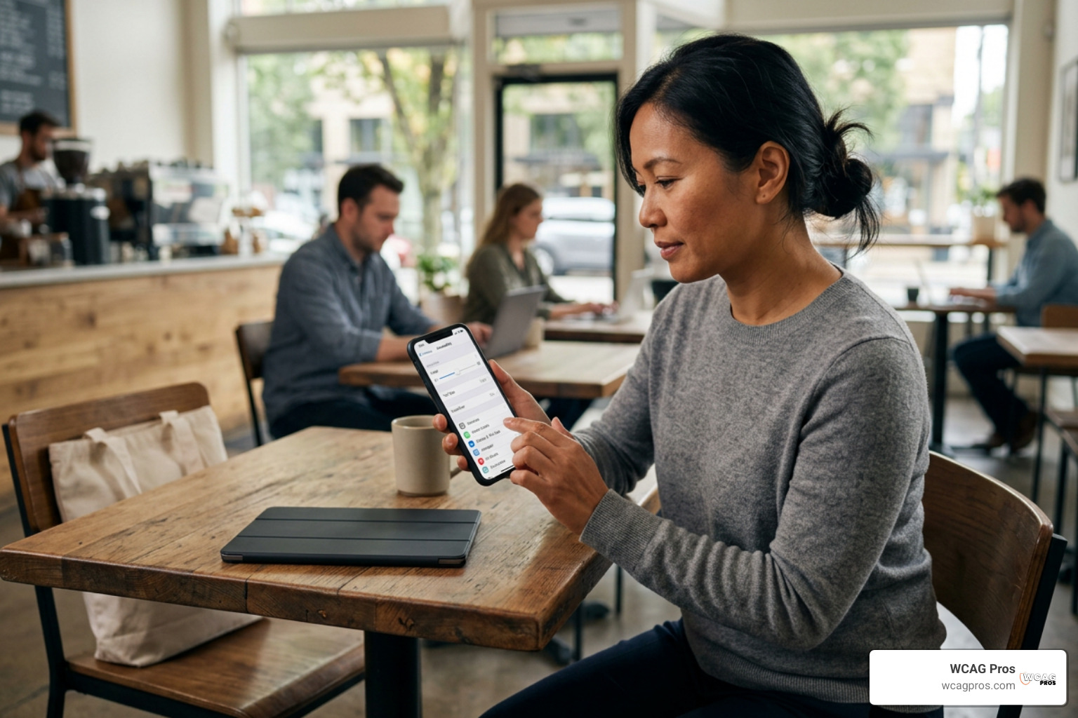 mobile device testing with accessibility settings enabled mobile device testing with accessibility settings enabled