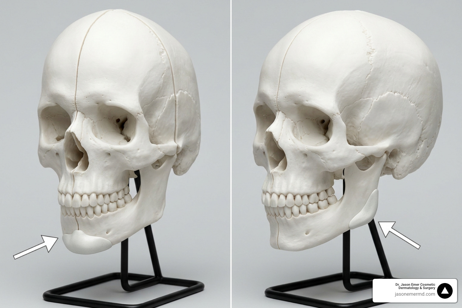 comparing chin implant vs mandibular angle implants