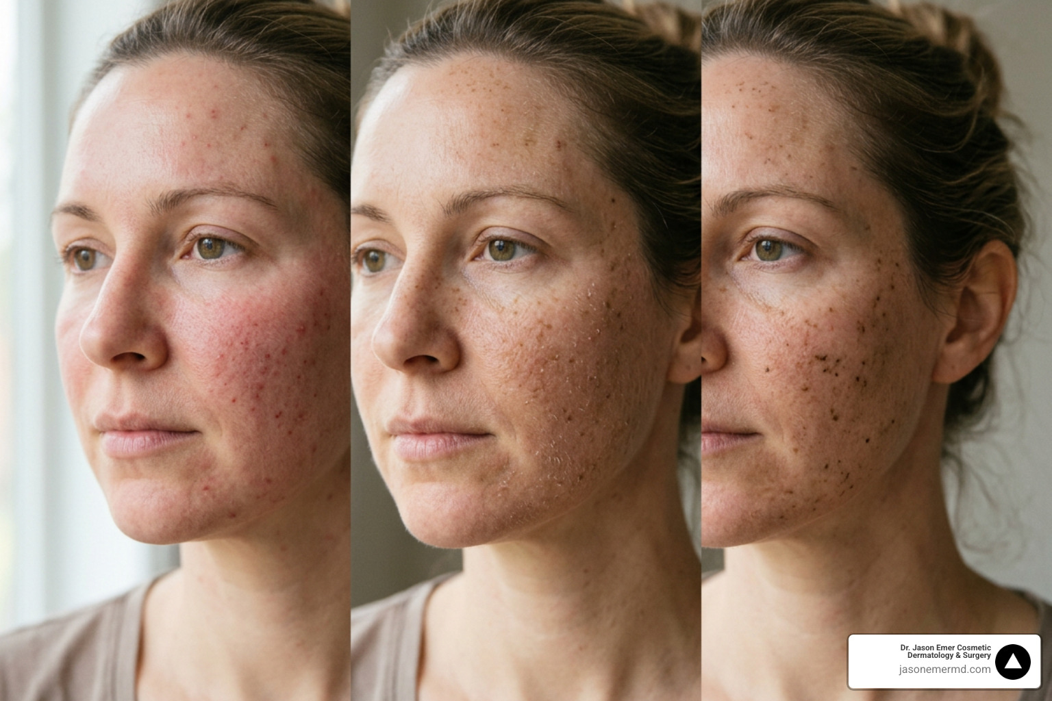 Daily post-laser skin healing stages and recovery timeline