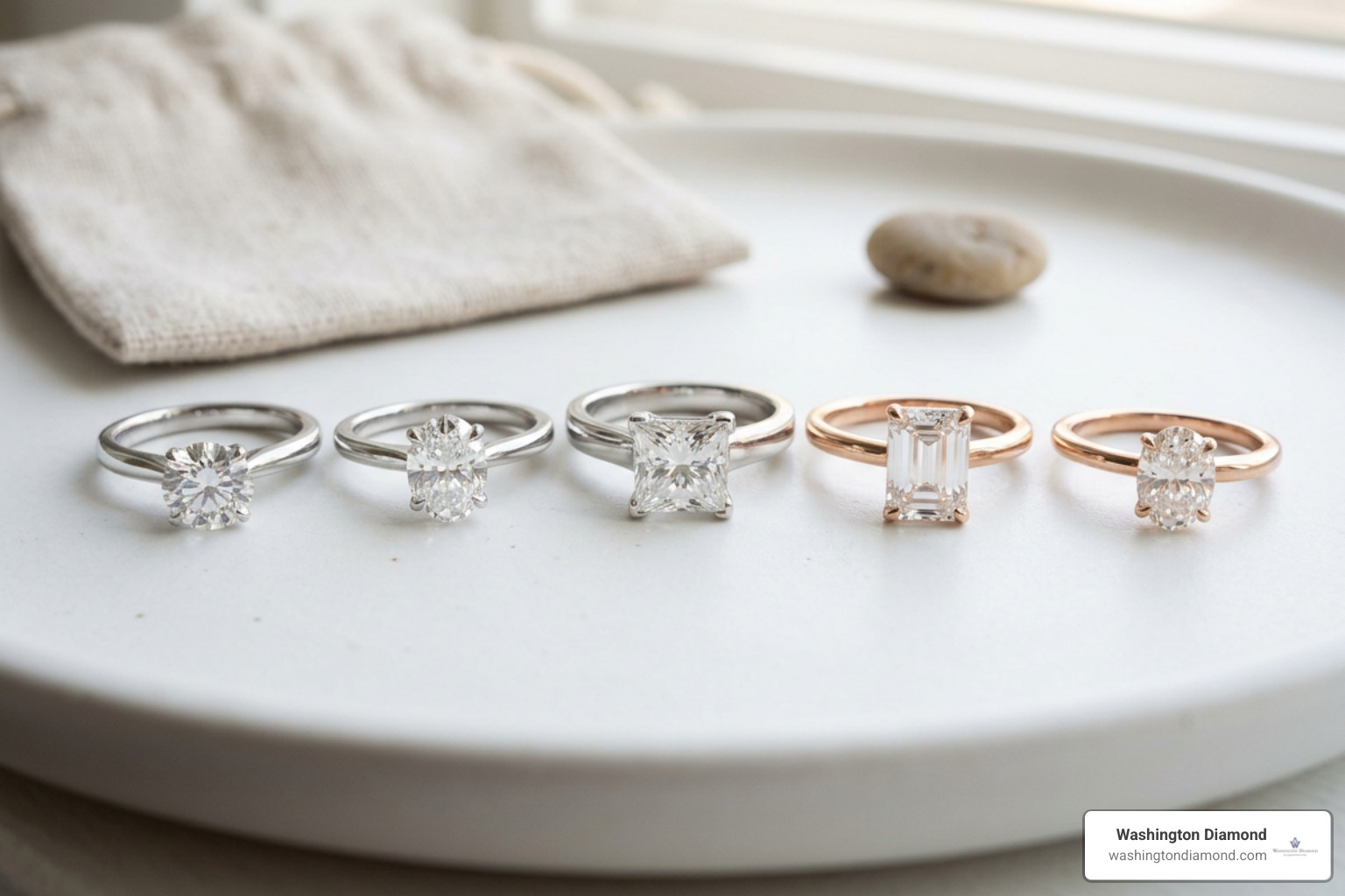 various gemstone shapes set in contemporary metal bands various gemstone shapes set in contemporary metal bands