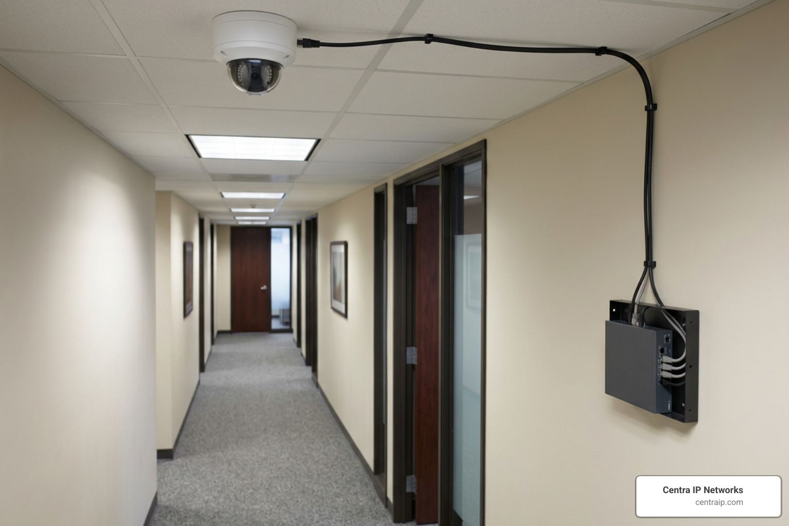 PoE IP camera network architecture PoE IP camera network architecture