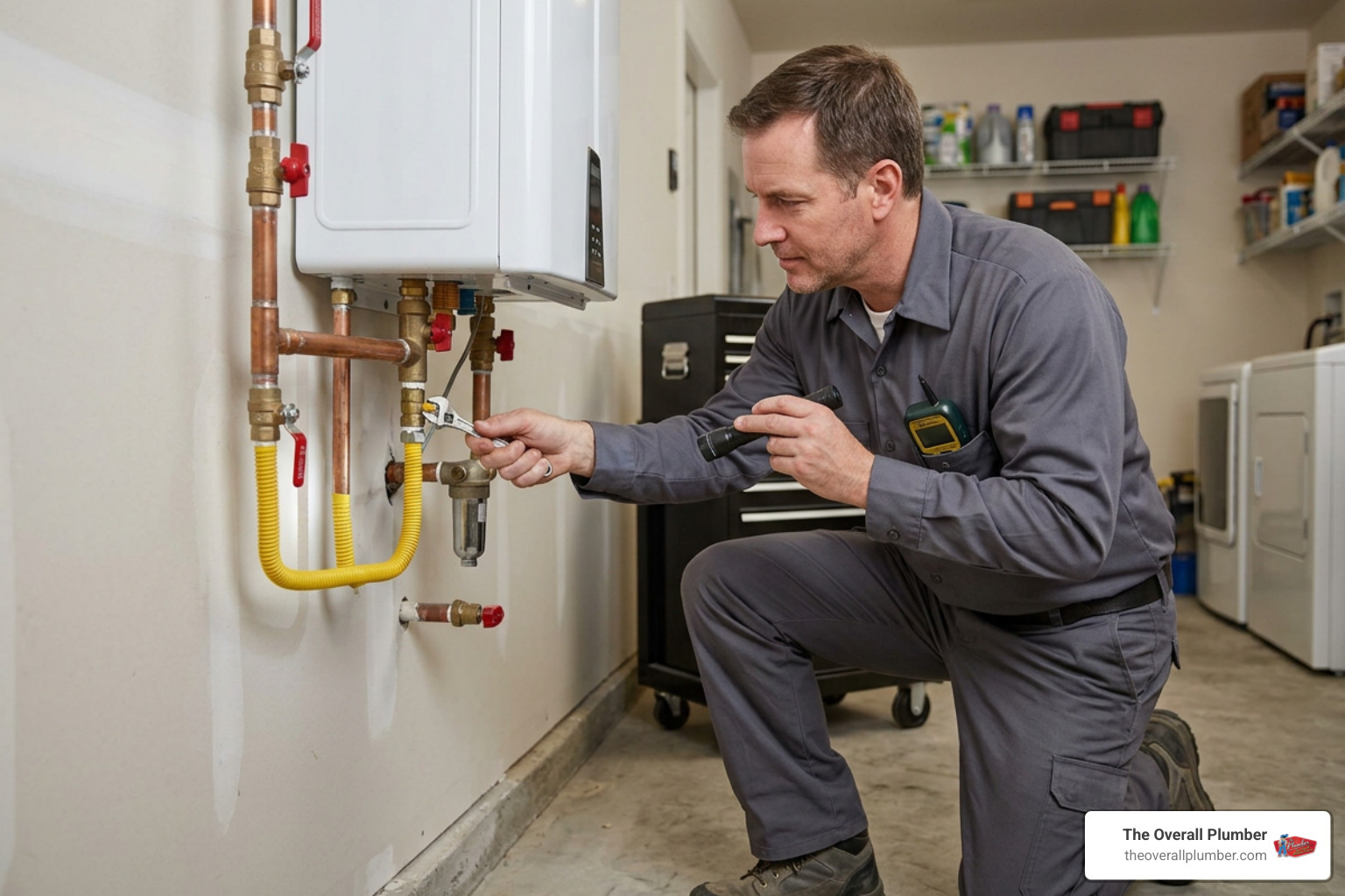 licensed plumber inspecting gas supply lines and isolation valves licensed plumber inspecting gas supply lines and isolation valves