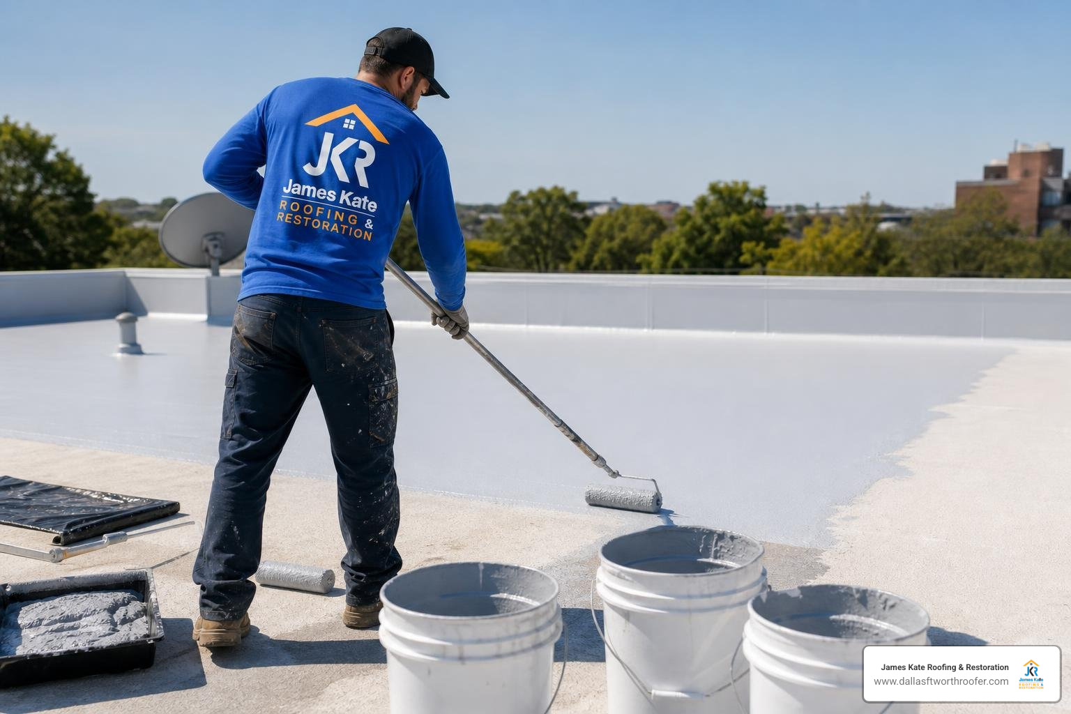 liquid roof coating materials and rollers liquid roof coating materials and rollers
