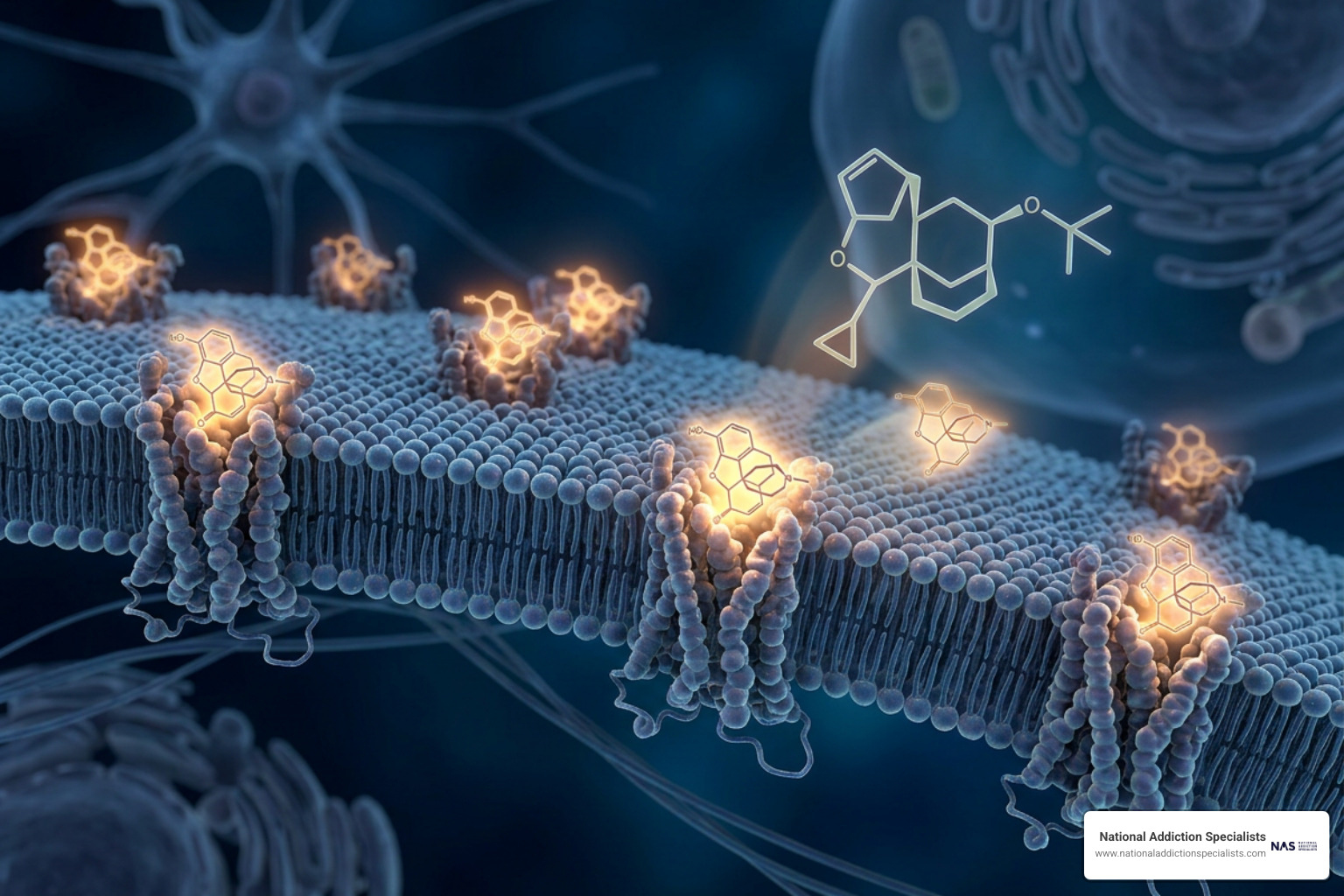 Mu-opioid receptor binding dynamics Mu-opioid receptor binding dynamics