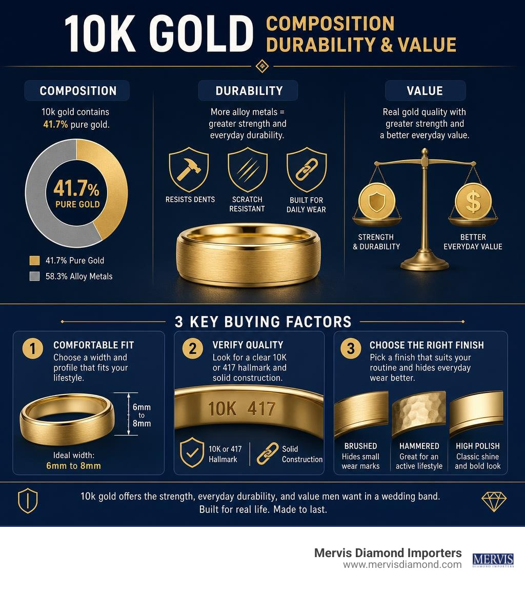10k gold composition durability value and buying factors infographic 10k gold composition durability value and buying factors infographic