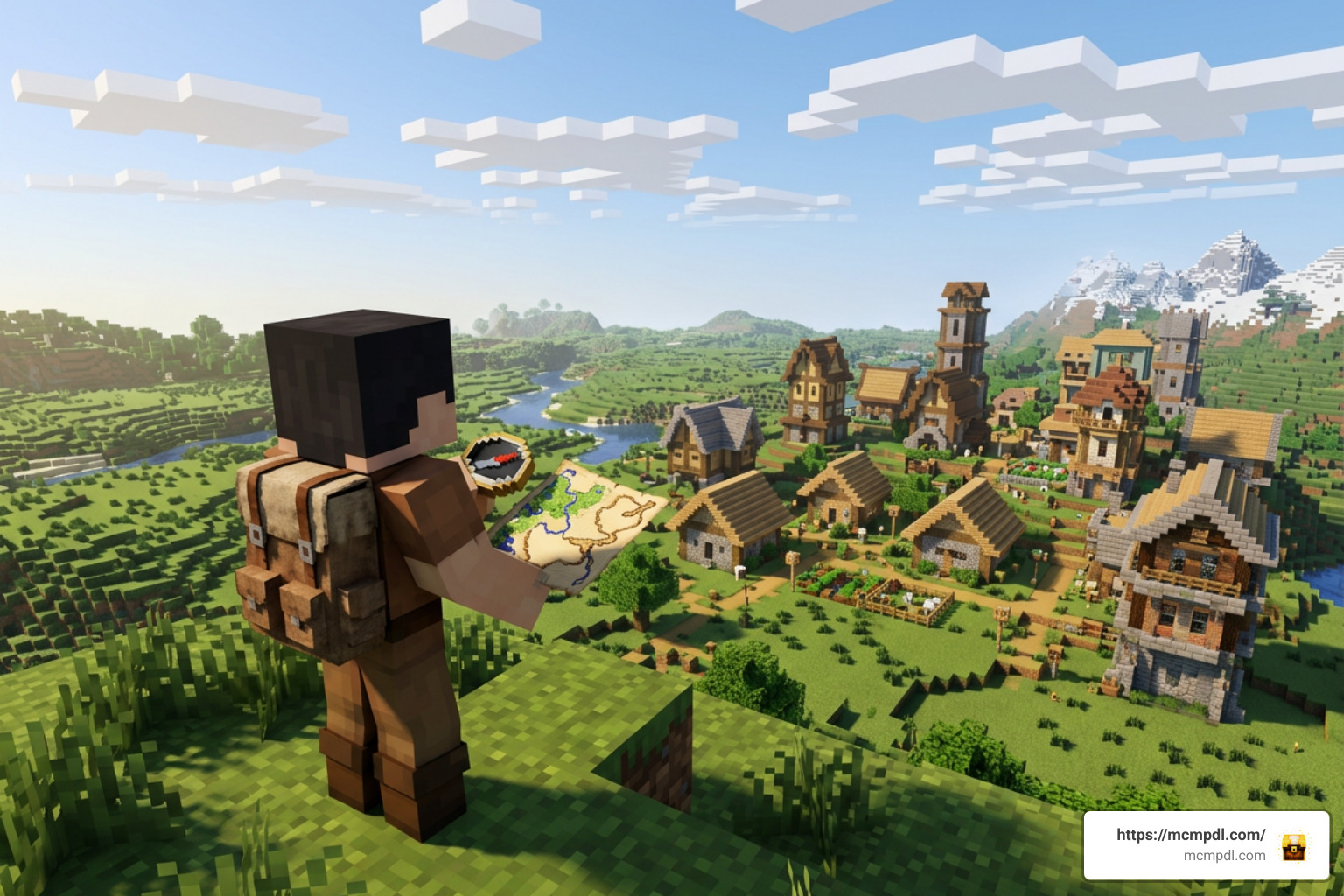 Locating villages and managing Bedrock world performance