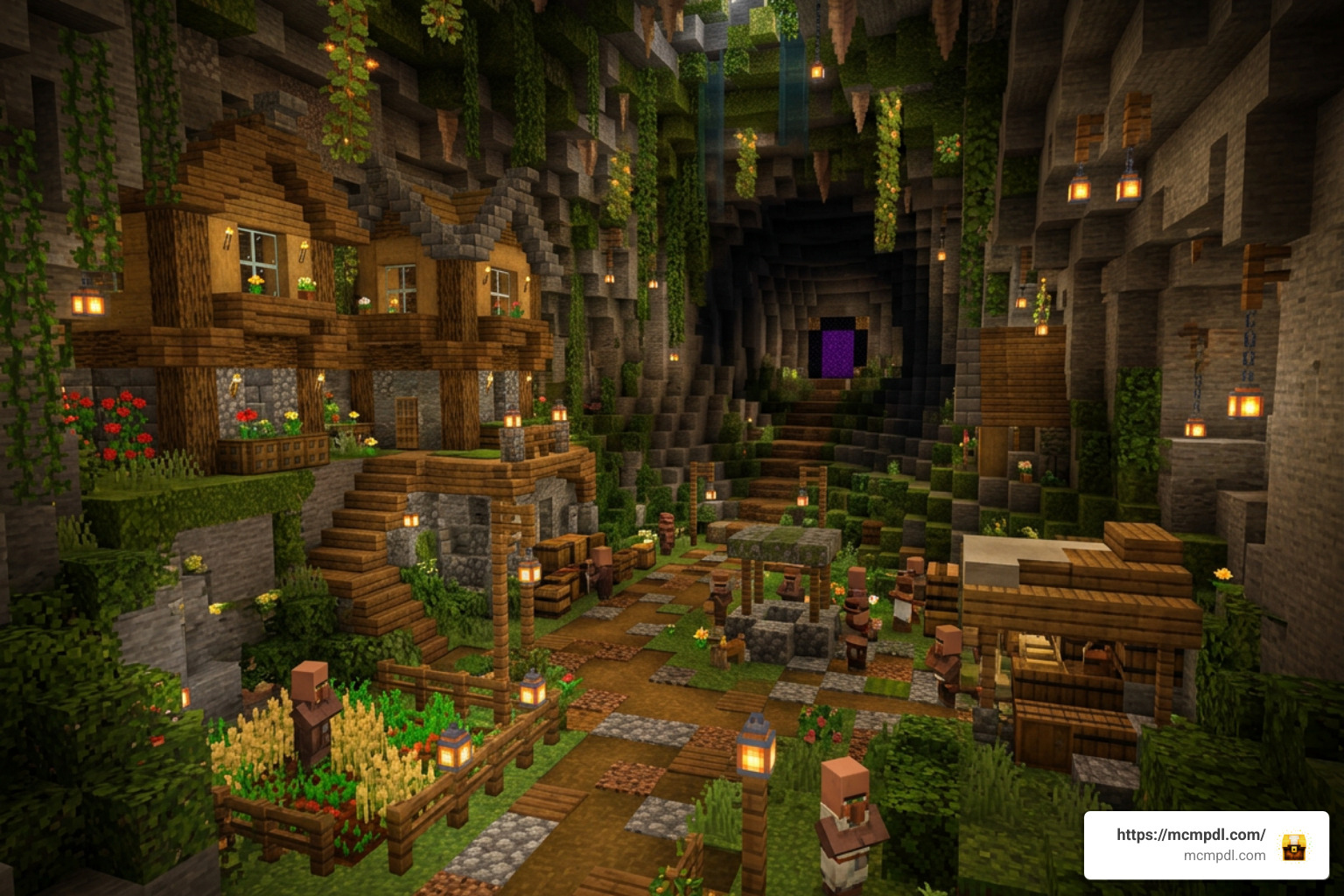 Custom underground and dimension villages