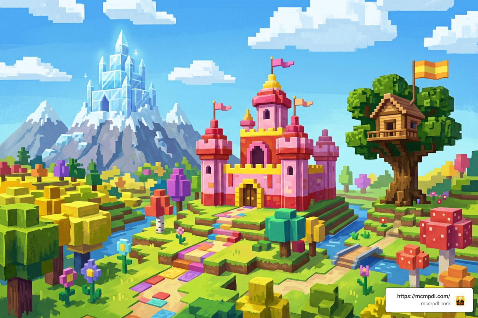 Adventure Time Mash-up for Minecraft PE Bedrock