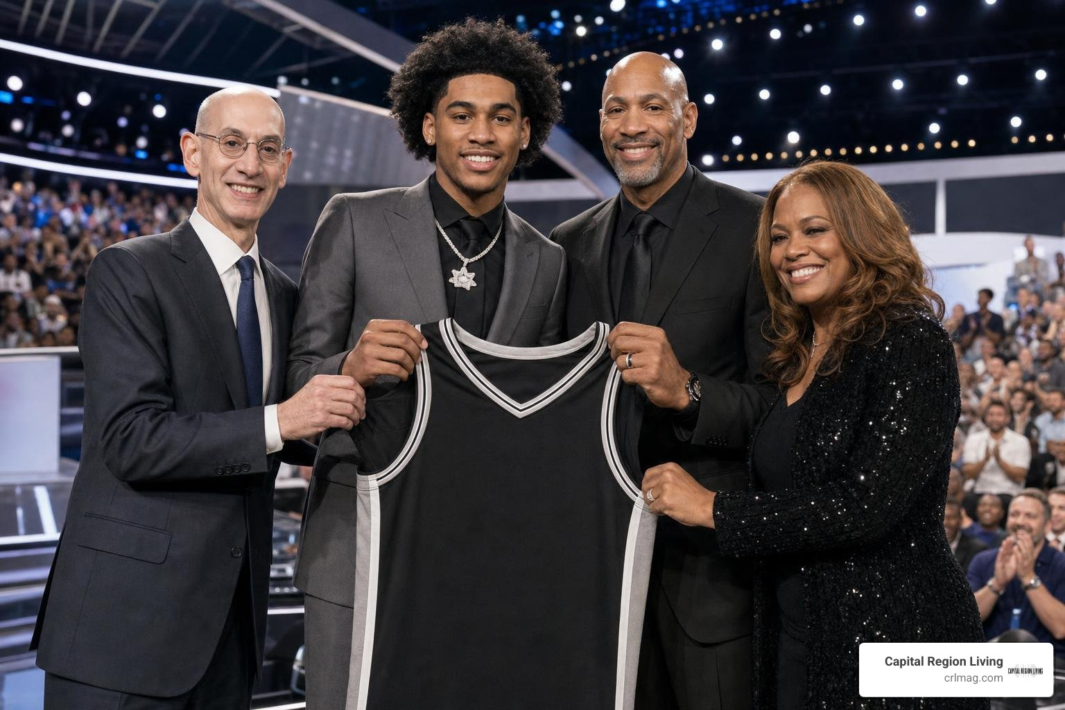 Dylan Harper family at the NBA Draft