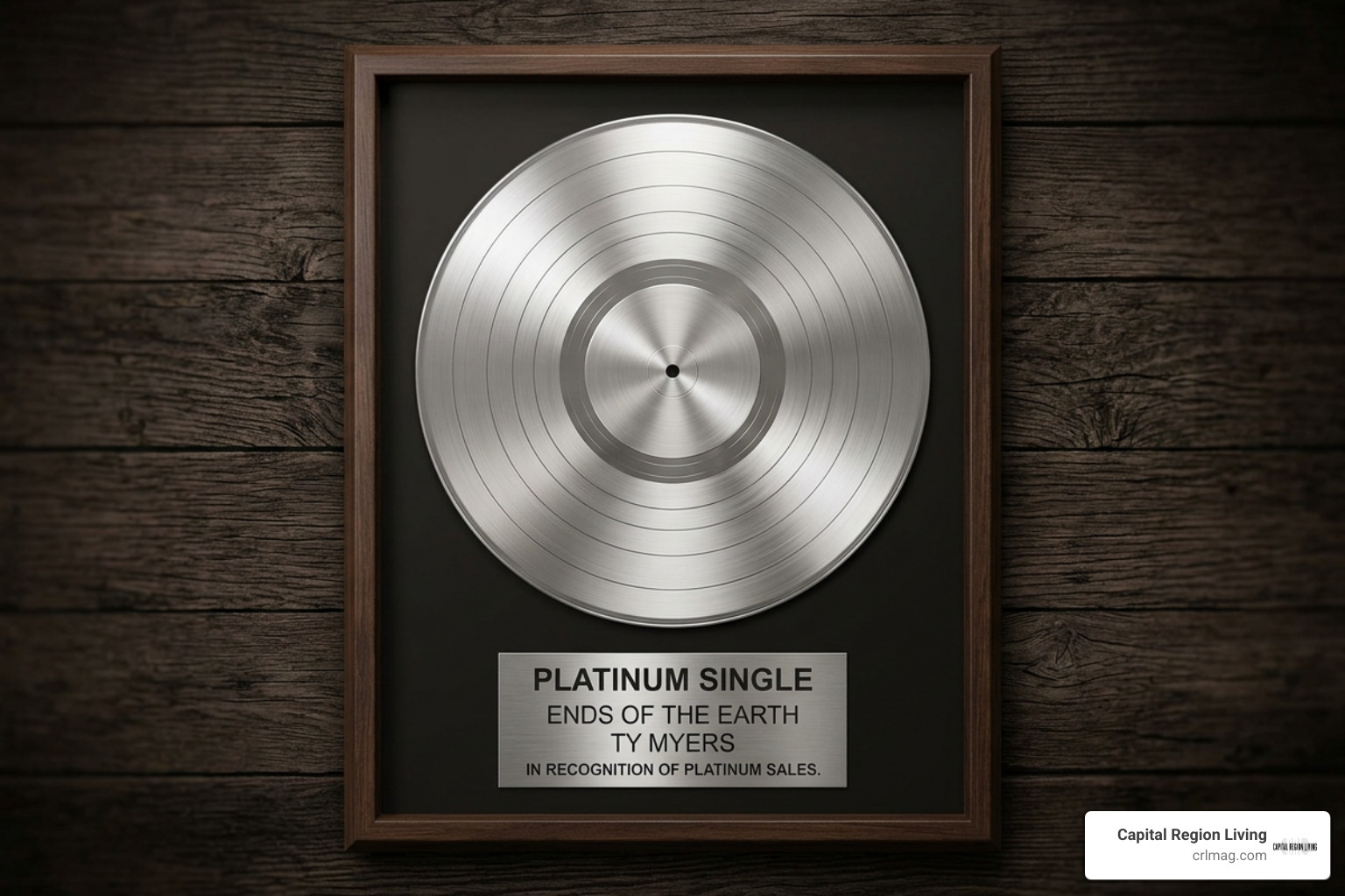 RIAA Platinum plaque for single Ends of the Earth