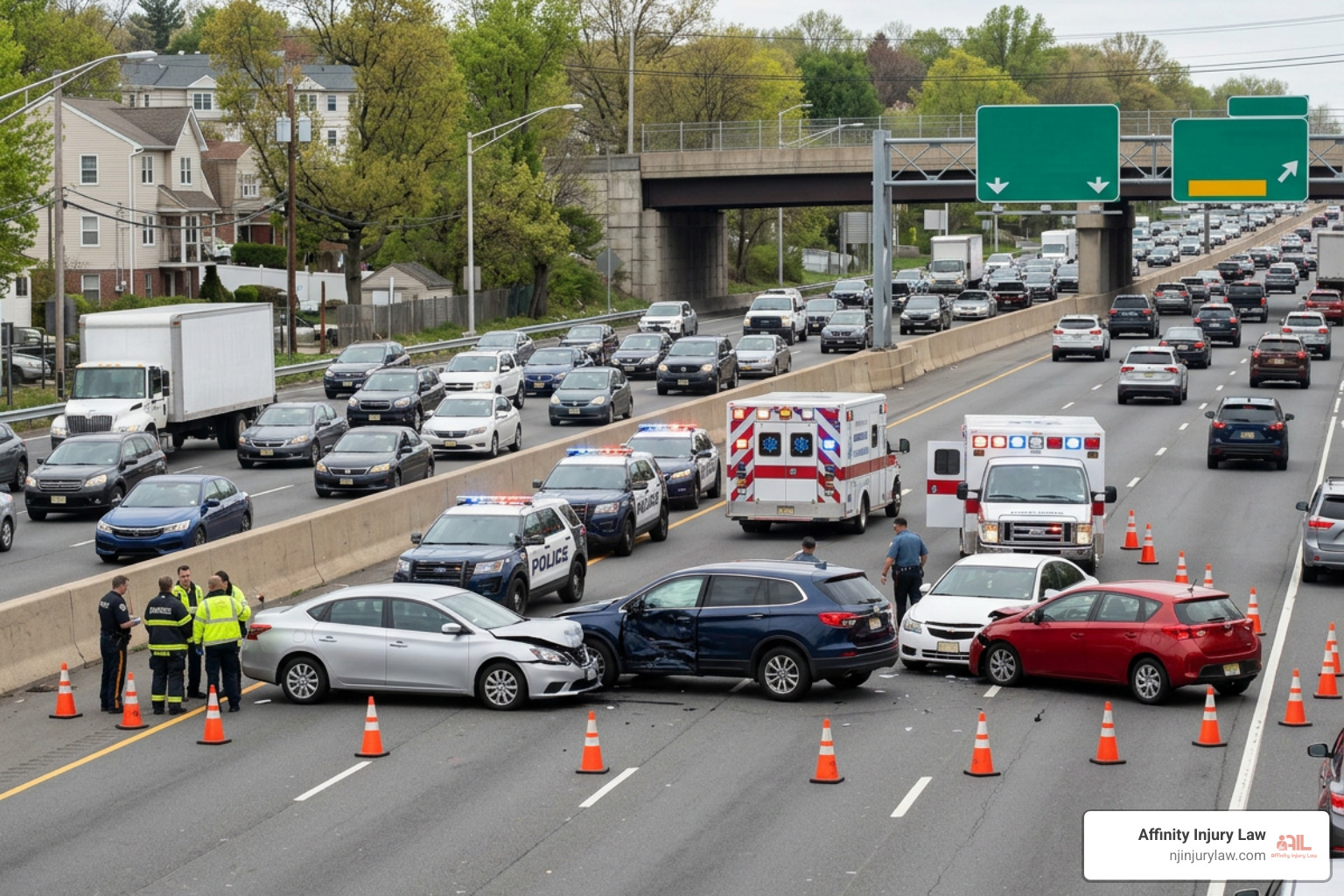 multi-vehicle collision near Route 17 in Bergen County multi-vehicle collision near Route 17 in Bergen County